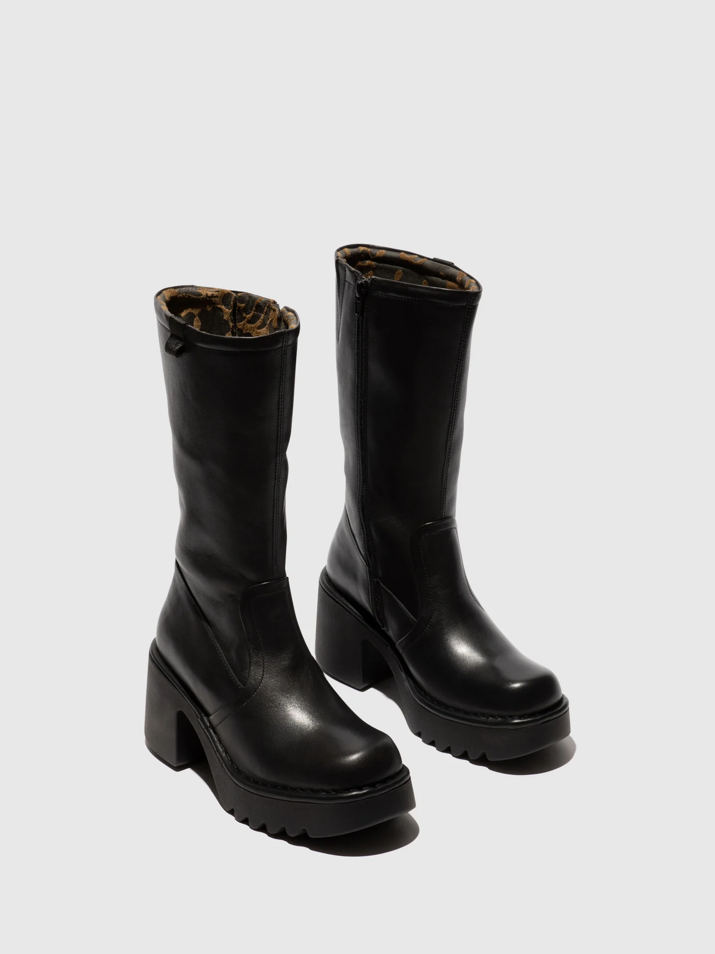Zip Up Boots MYRE259FLY BLACK - Image 2