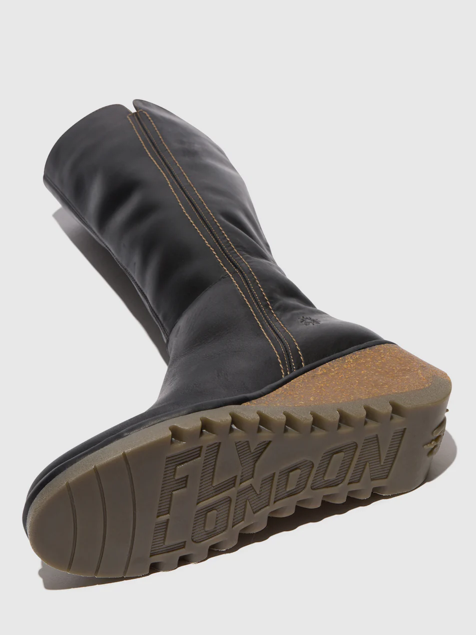 Zip Up Boots NARY328FLY BLACK - Image 4