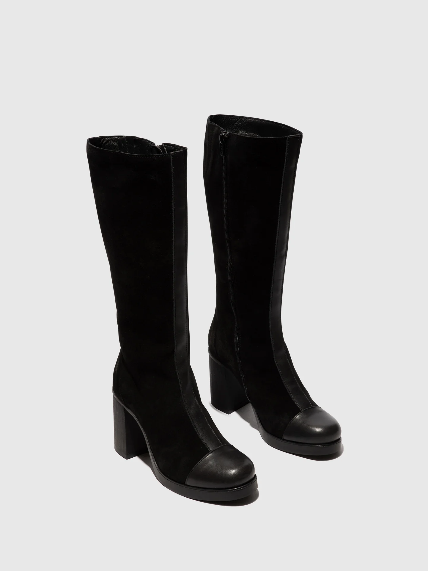 Zip Up Boots SUSI022FLY BLACK - Image 2