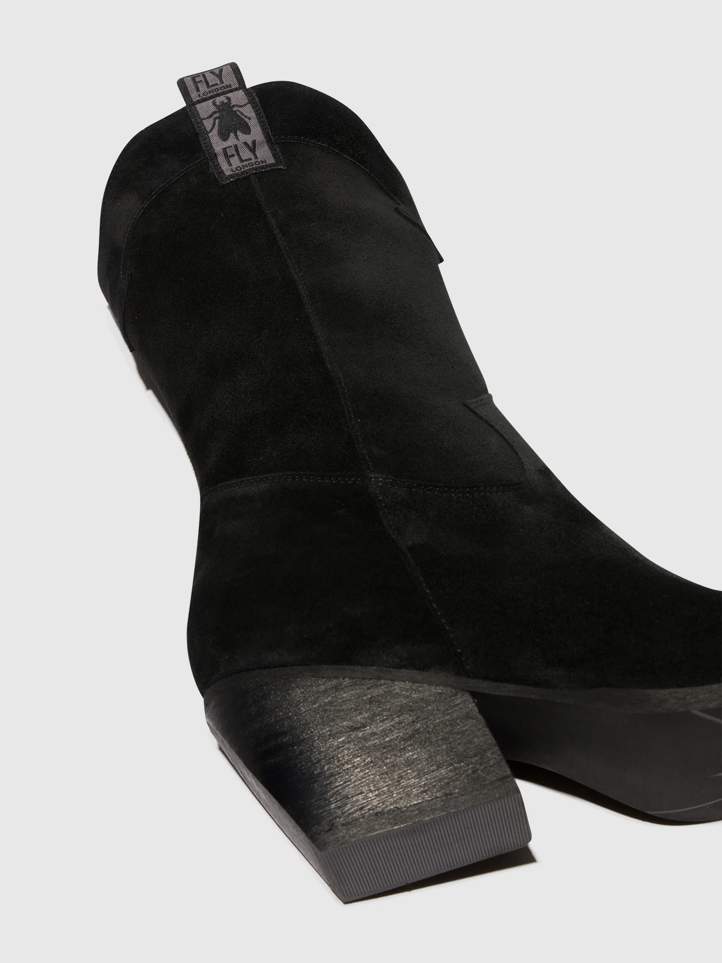Zip Up Boots TEKE906FLY BLACK - Image 4
