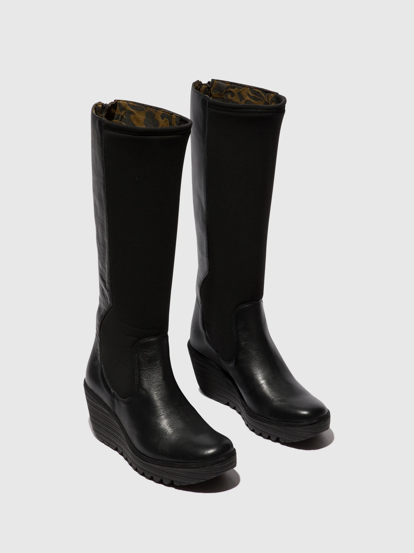 Zip Up Boots YOJA401FLY BLACK - Image 2
