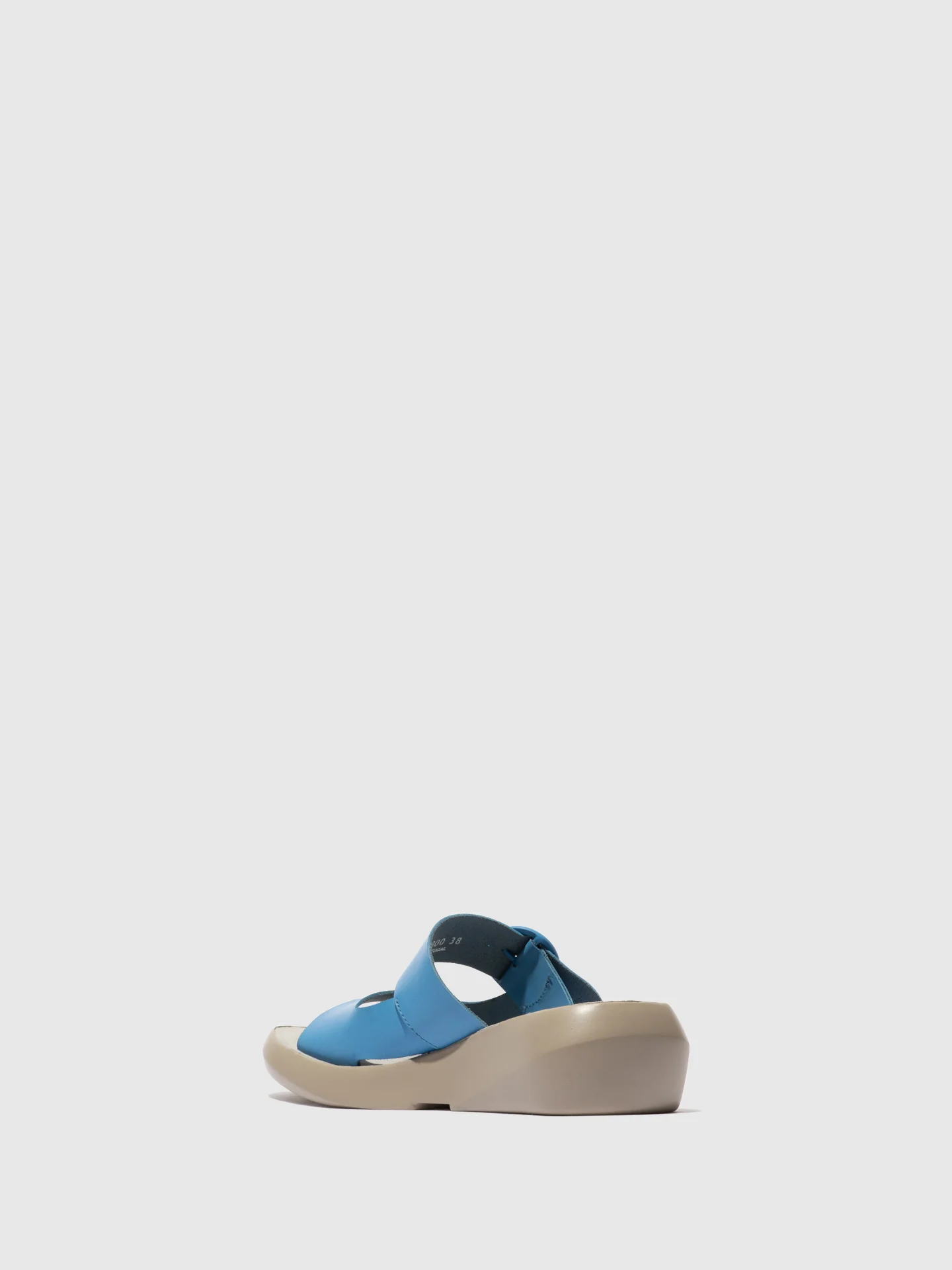 Buckle Mules BAFI029FLY BLUE - Image 3