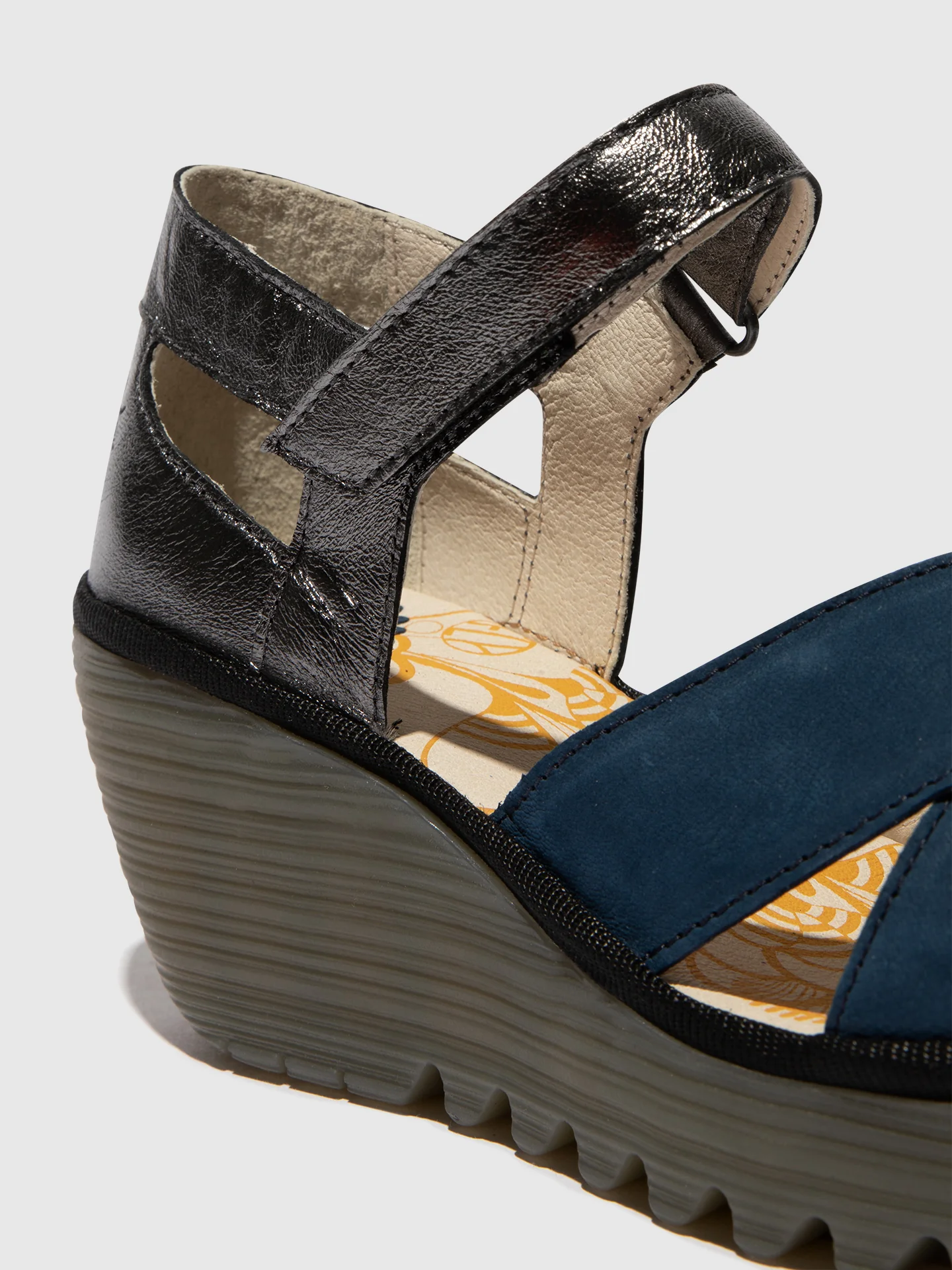 Ankle Strap Sandals YENT365FLY BLUE/GRAPHITE - Image 4