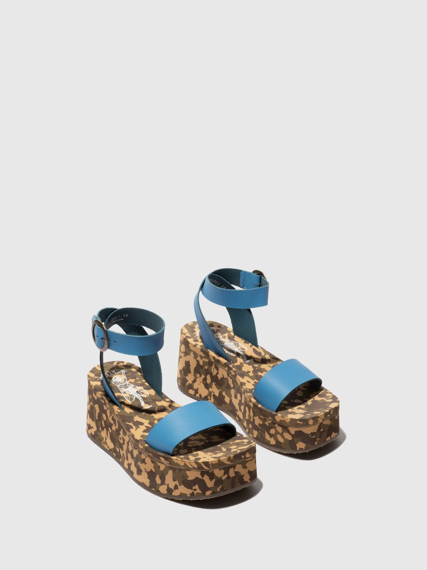 Platform Sandals CAMU034FLY BLUE - Image 2