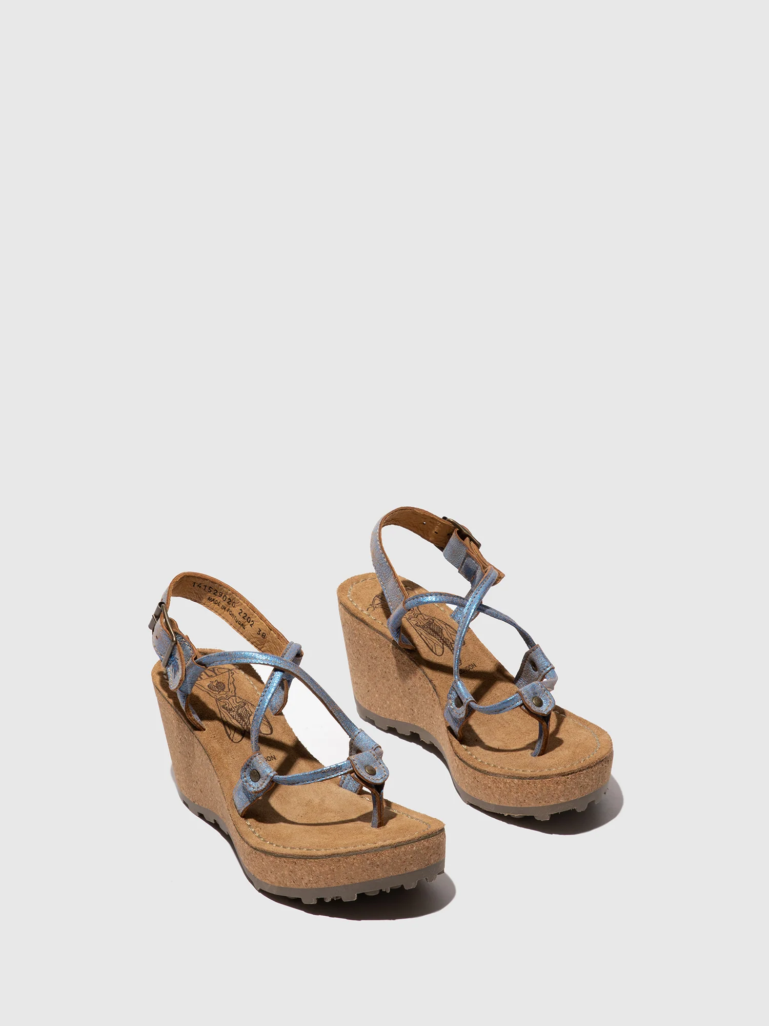T-Strap Sandals GOSH BLUE - Image 2