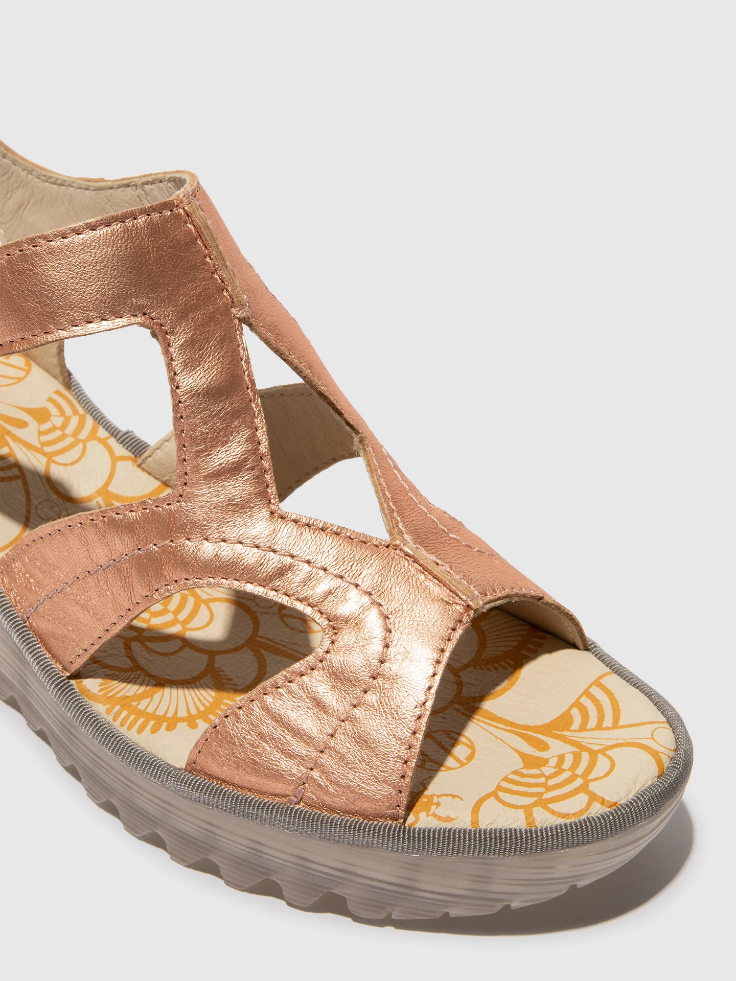 Velcro Sandals YOTU472FLY BLUSH GOLD - Image 4