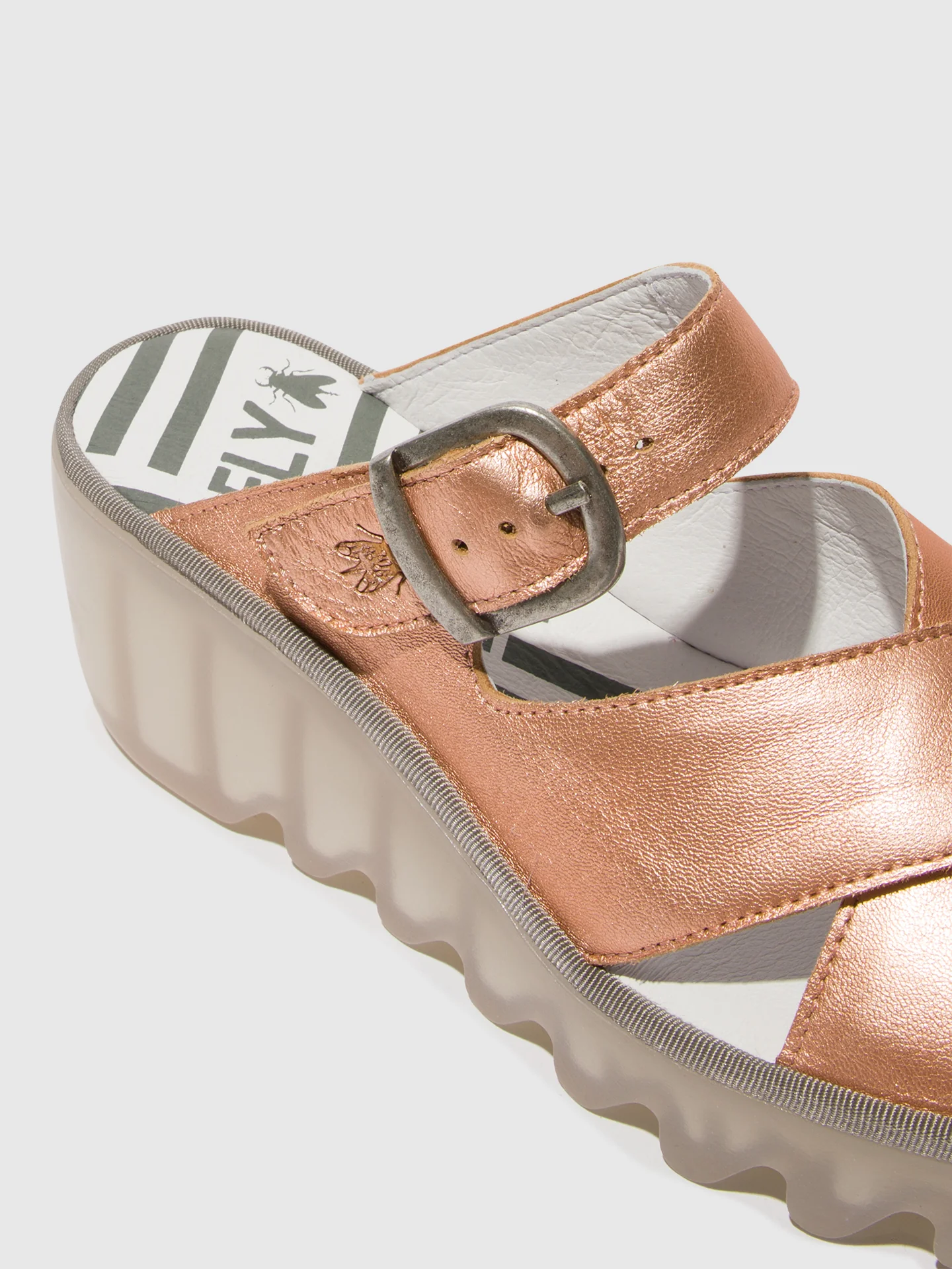 Wedge Mules BOCY409FLY BLUSH GOLD - Image 4