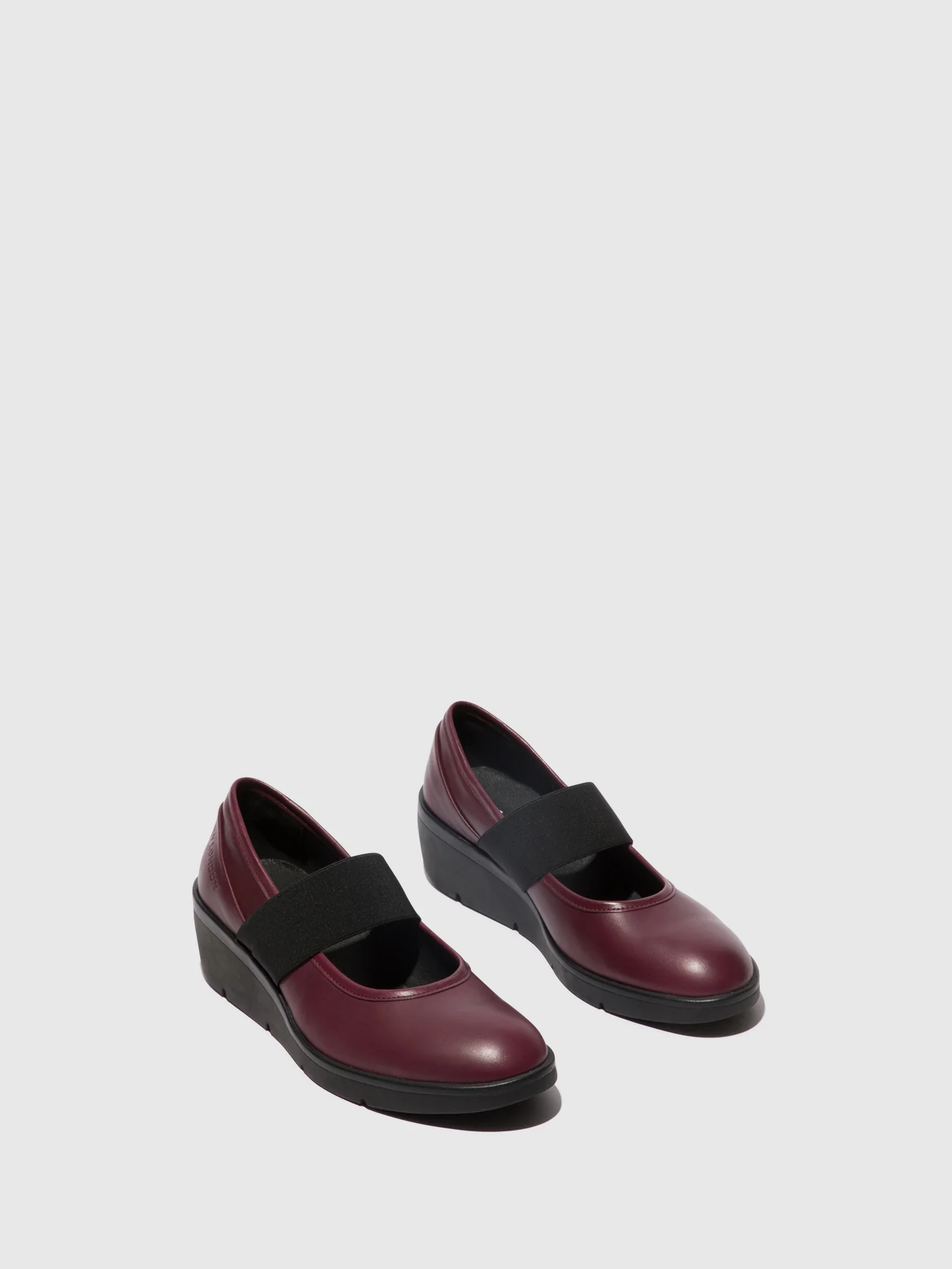 Elasticated Shoes NARA547FLY BORDEAUX - Image 2