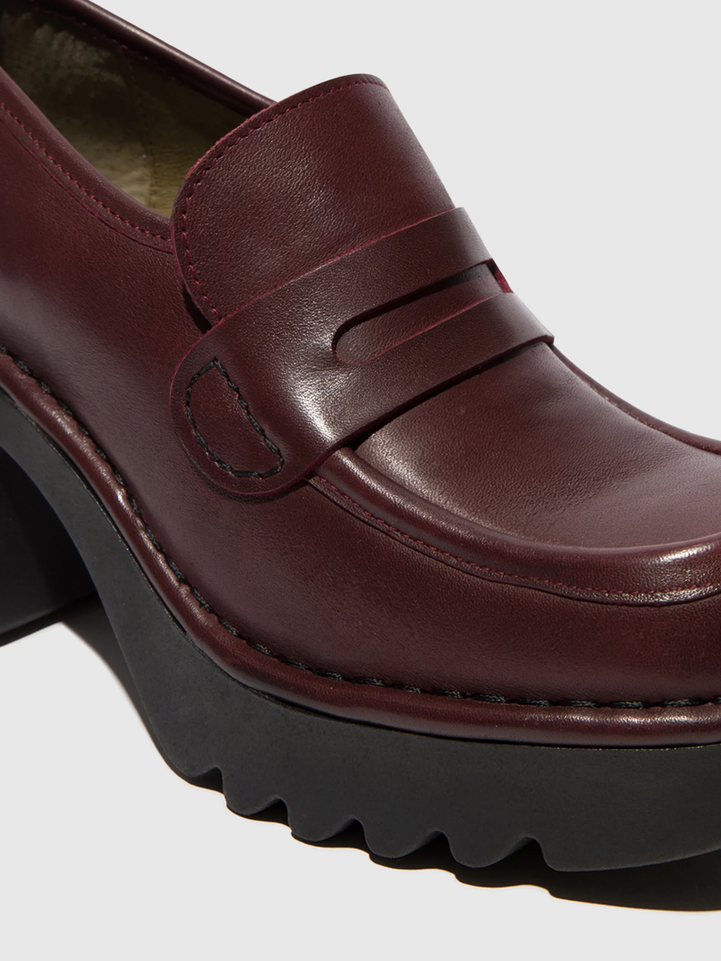Loafers Shoes MULY252FLY BORDEAUX - Image 4