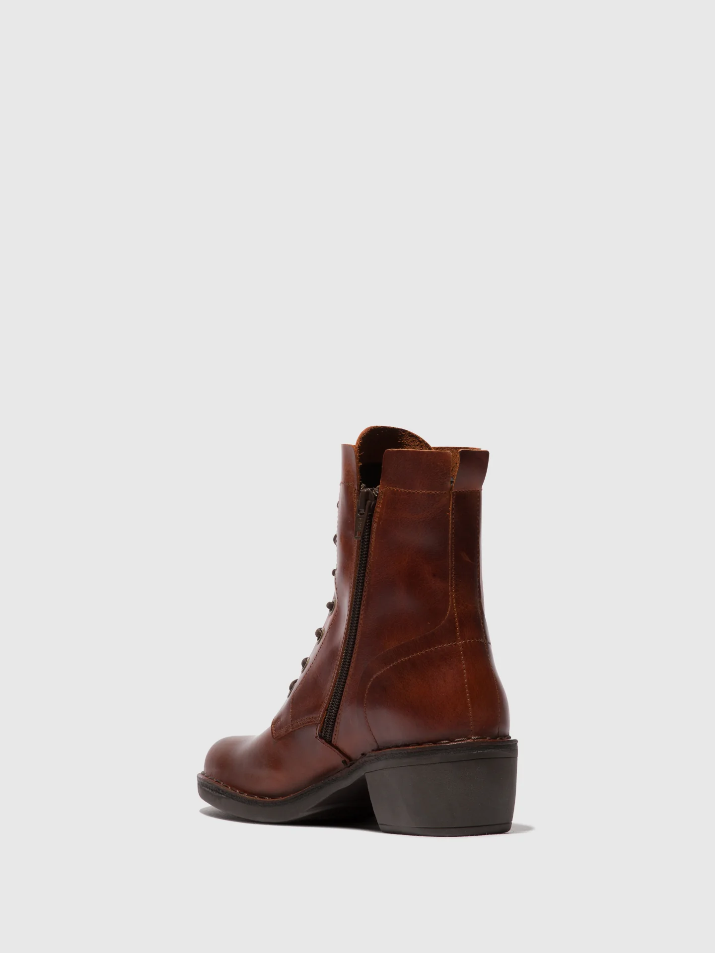 Lace-up Ankle Boots MILU044FLY BRICK - Image 3