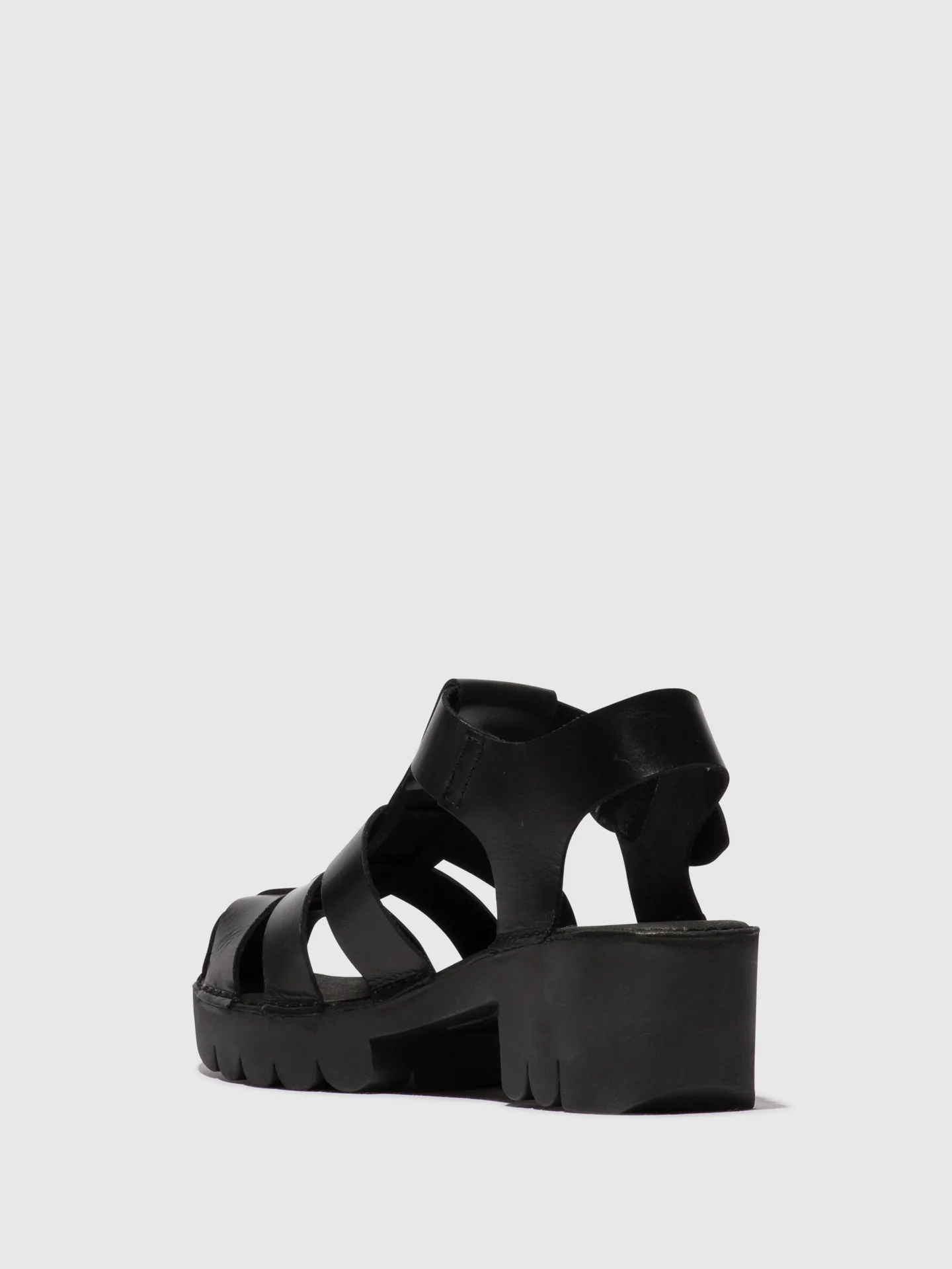 T-Strap Sandals EMME511FLY BRIDLE BLACK - Image 3