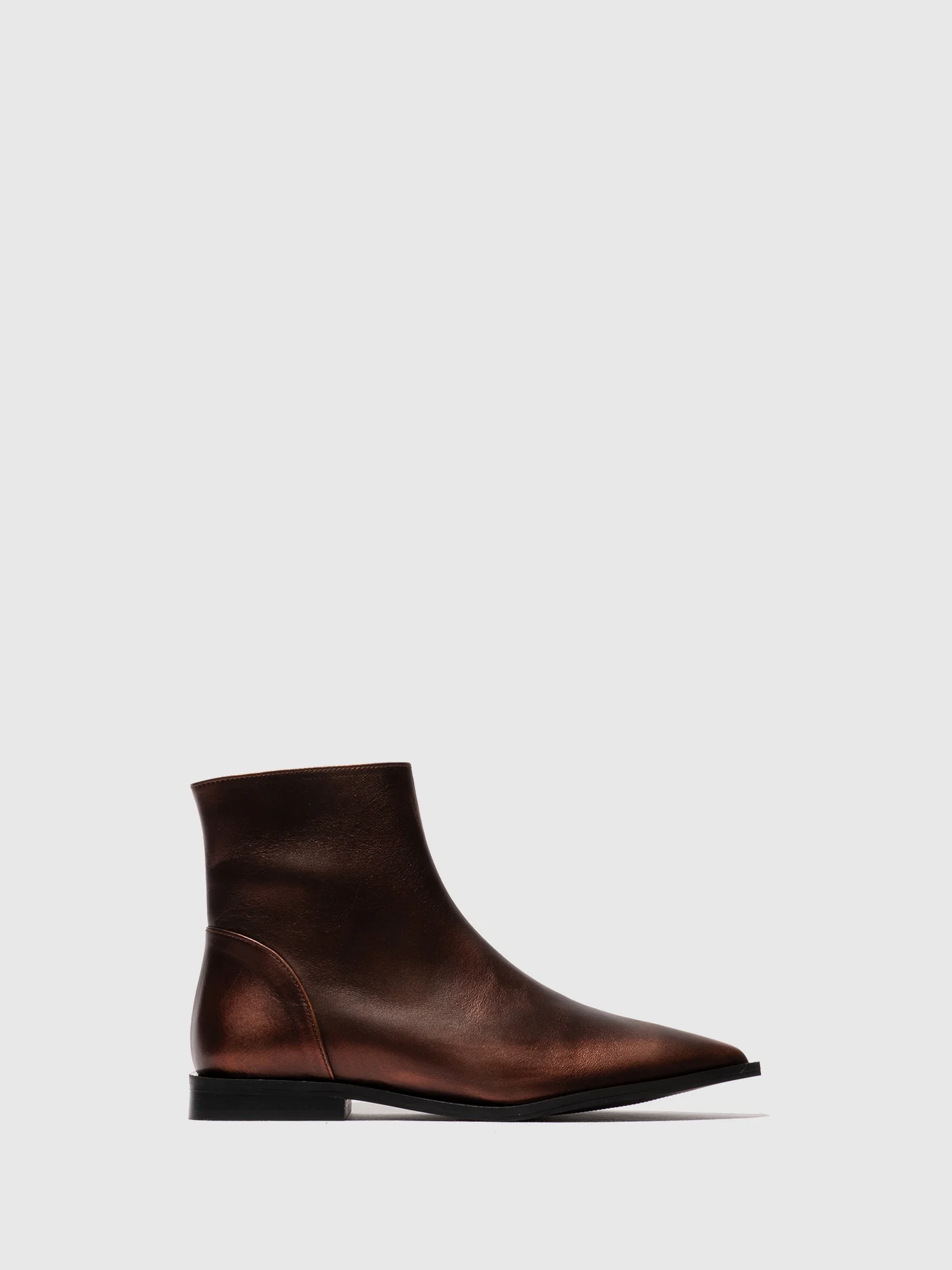 Pointed Toe Ankle Boots RUUL348FLY BRONZE