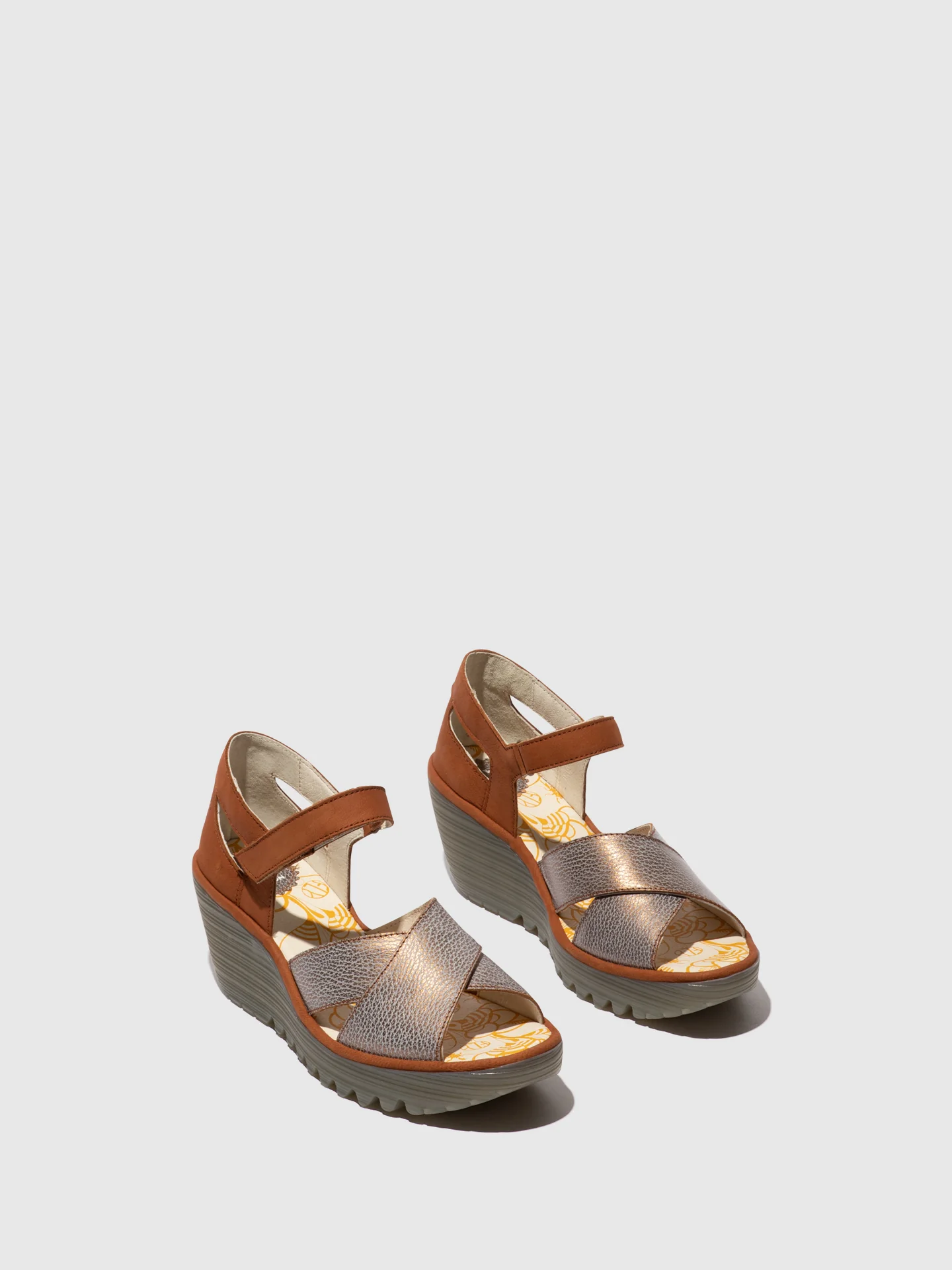 Ankle Strap Sandals YENT365FLY BRONZE/TAN - Image 2
