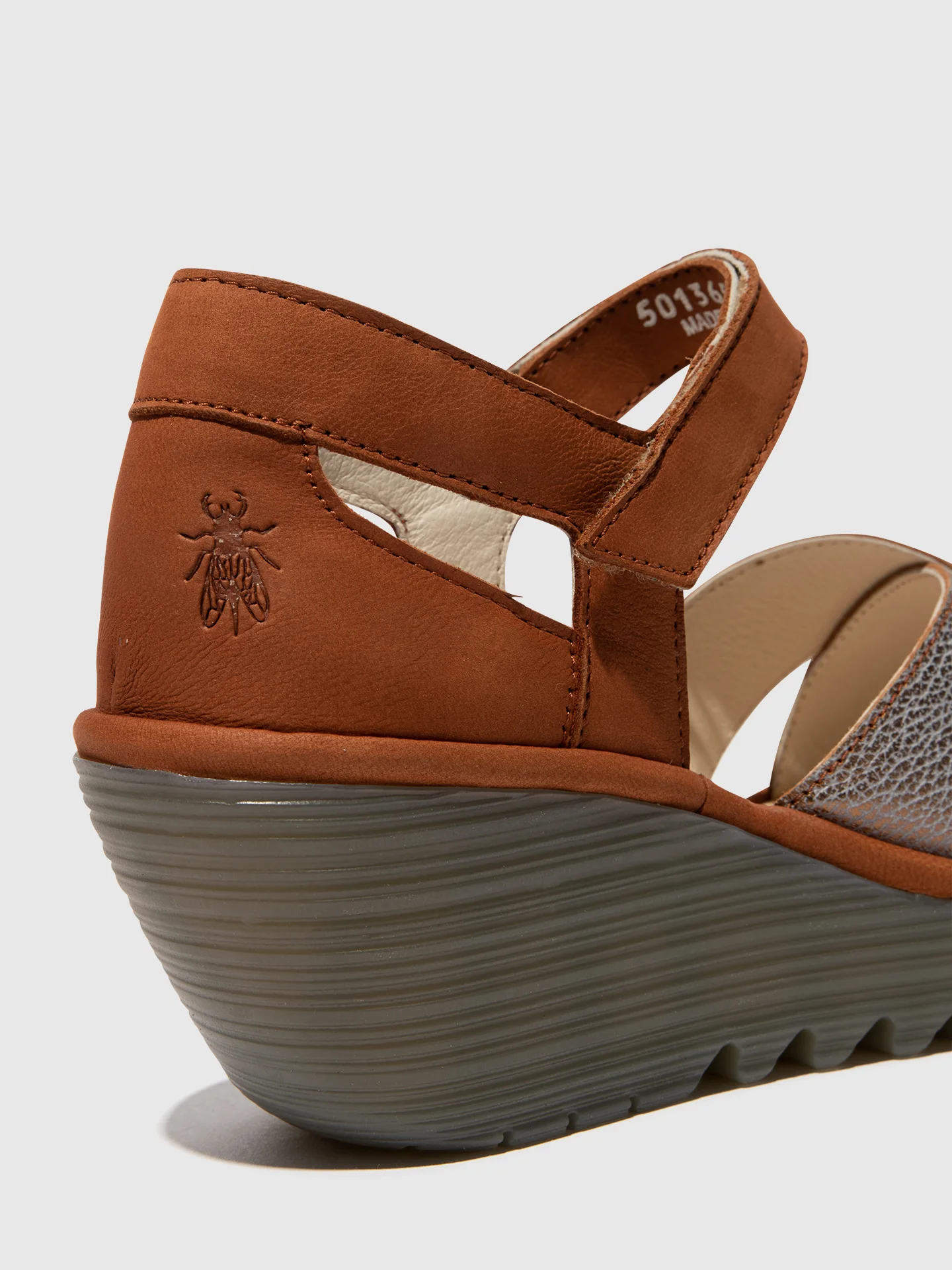Ankle Strap Sandals YENT365FLY BRONZE/TAN - Image 4