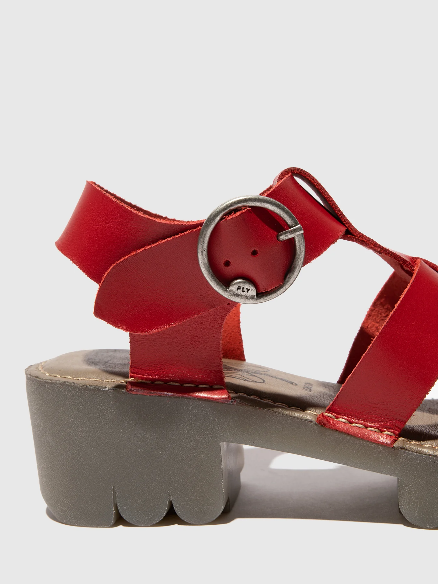 T-Strap Sandals EMME511FLY BROOKLYN RED - Image 4