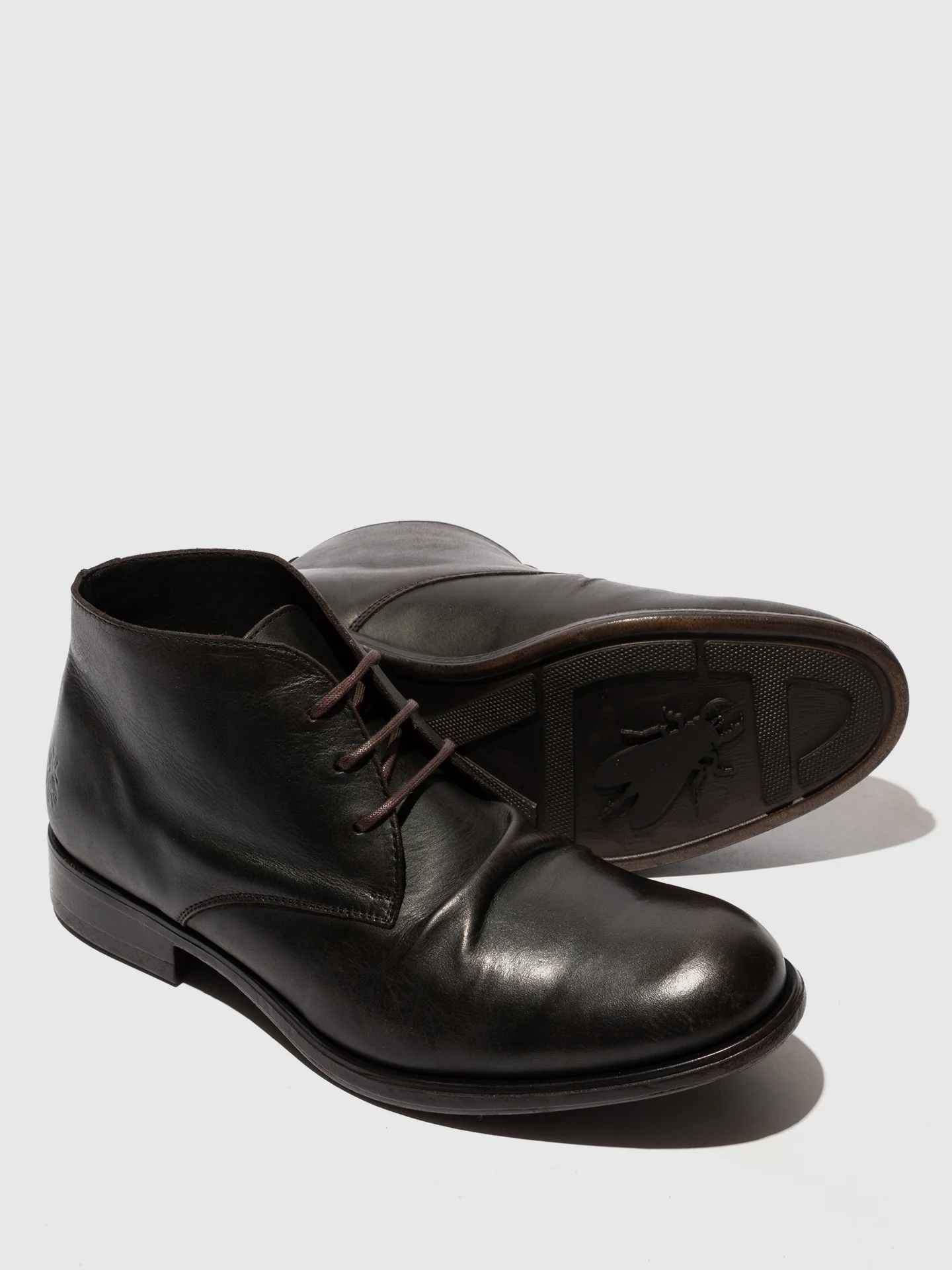 Lace-up Ankle Boots MIZZ312FLY BROWN - Image 4