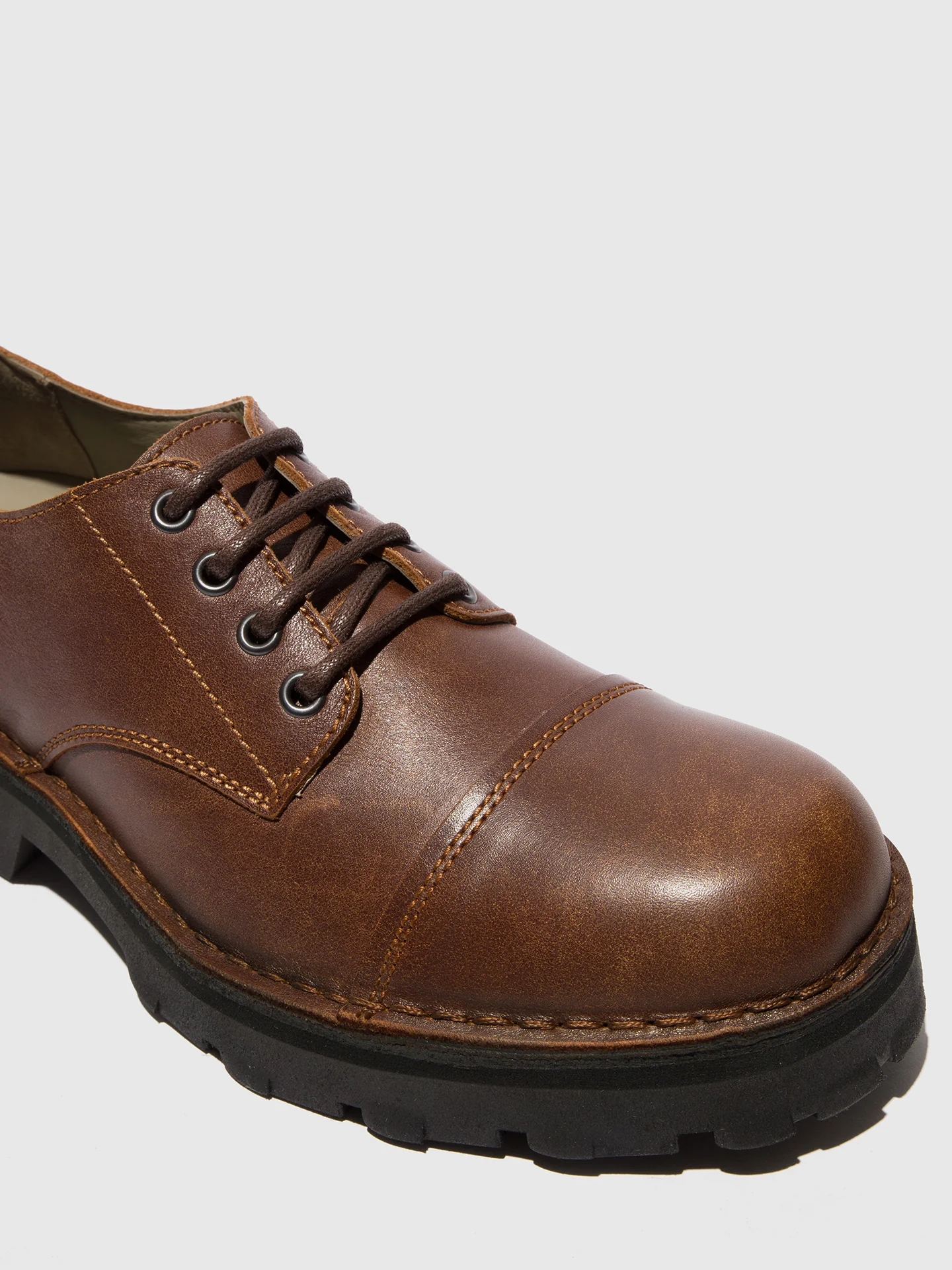 Lace-up Shoes KLOU134FLY BROWN - Image 4