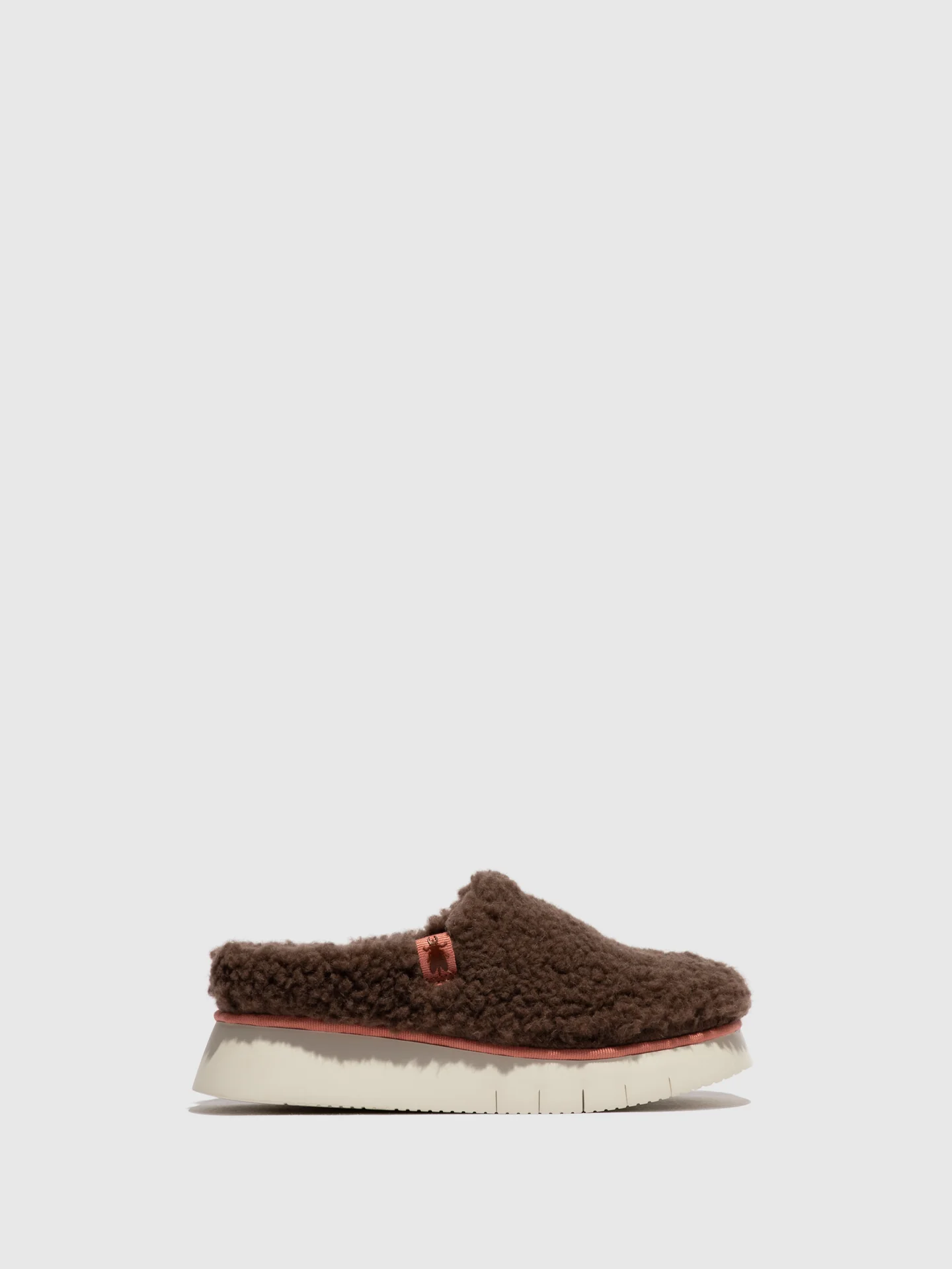 Round Toe Clogs CAFE360FLY BROWN (ROSE)