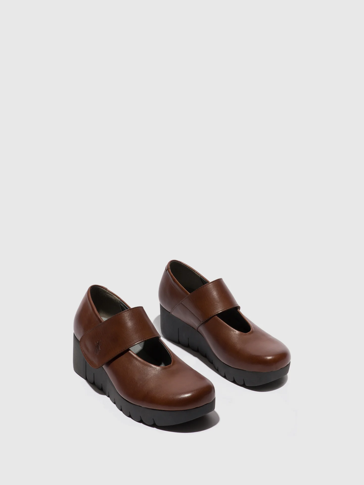 Velcro Shoes VARI188FLY BROWN - Image 2