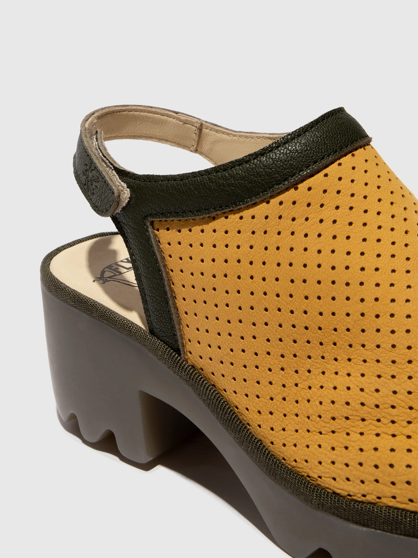 Sling-Back Sandals TEIF577FLY BUMBLEBEE/KHAKI - Image 4