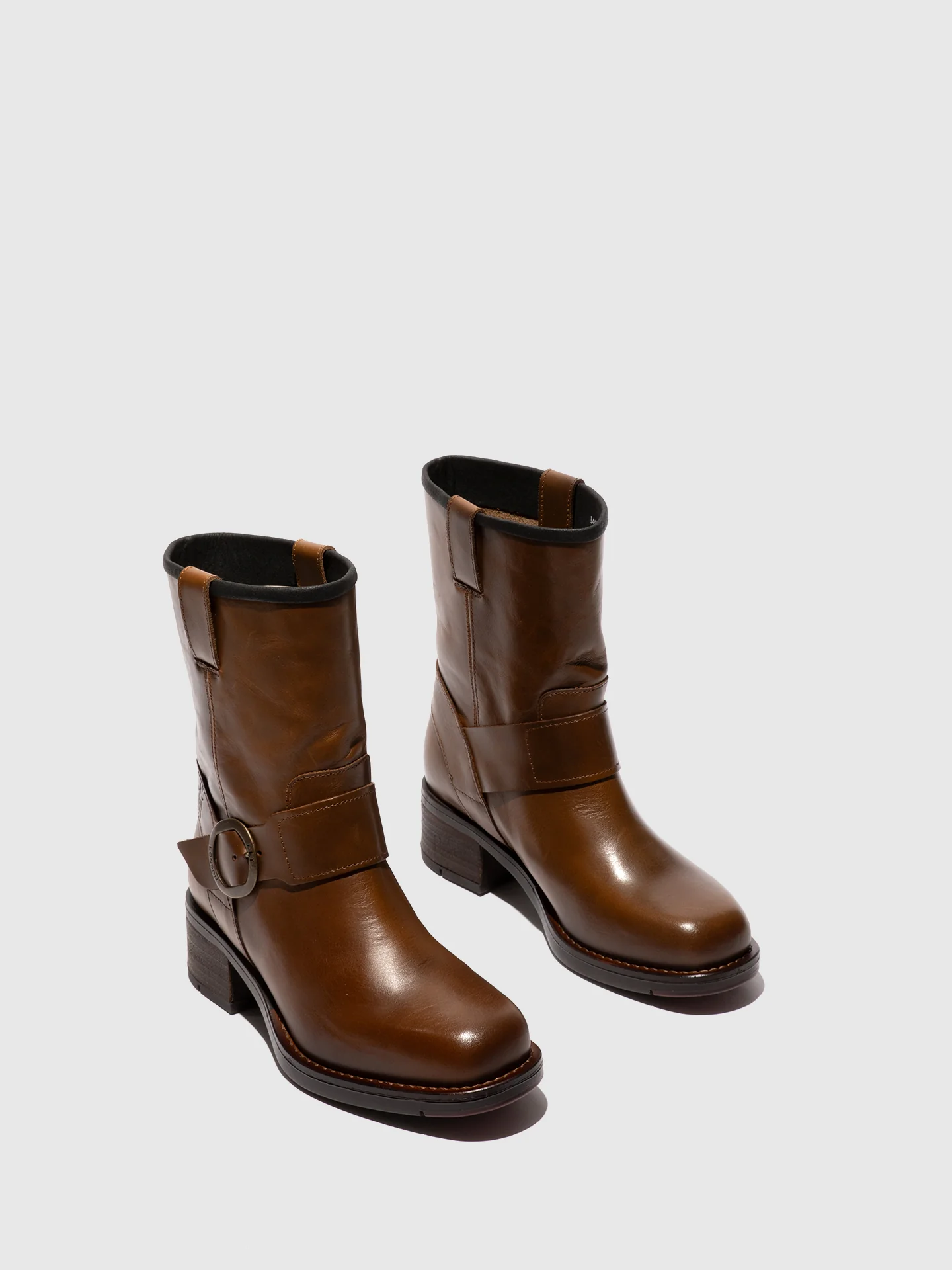 Buckle Ankle Boots RALD345FLY CAMEL - Image 2