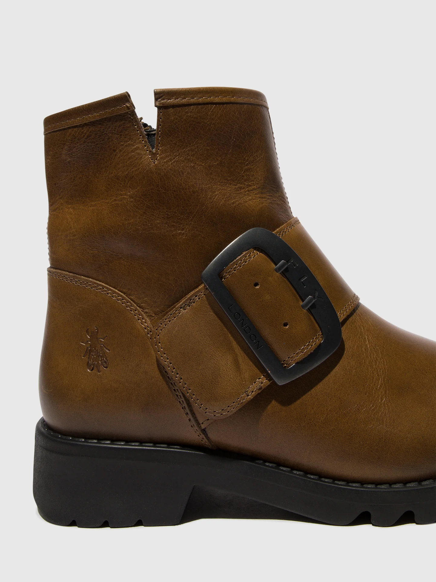 Buckle Ankle Boots RILY991FLY CAMEL - Image 4
