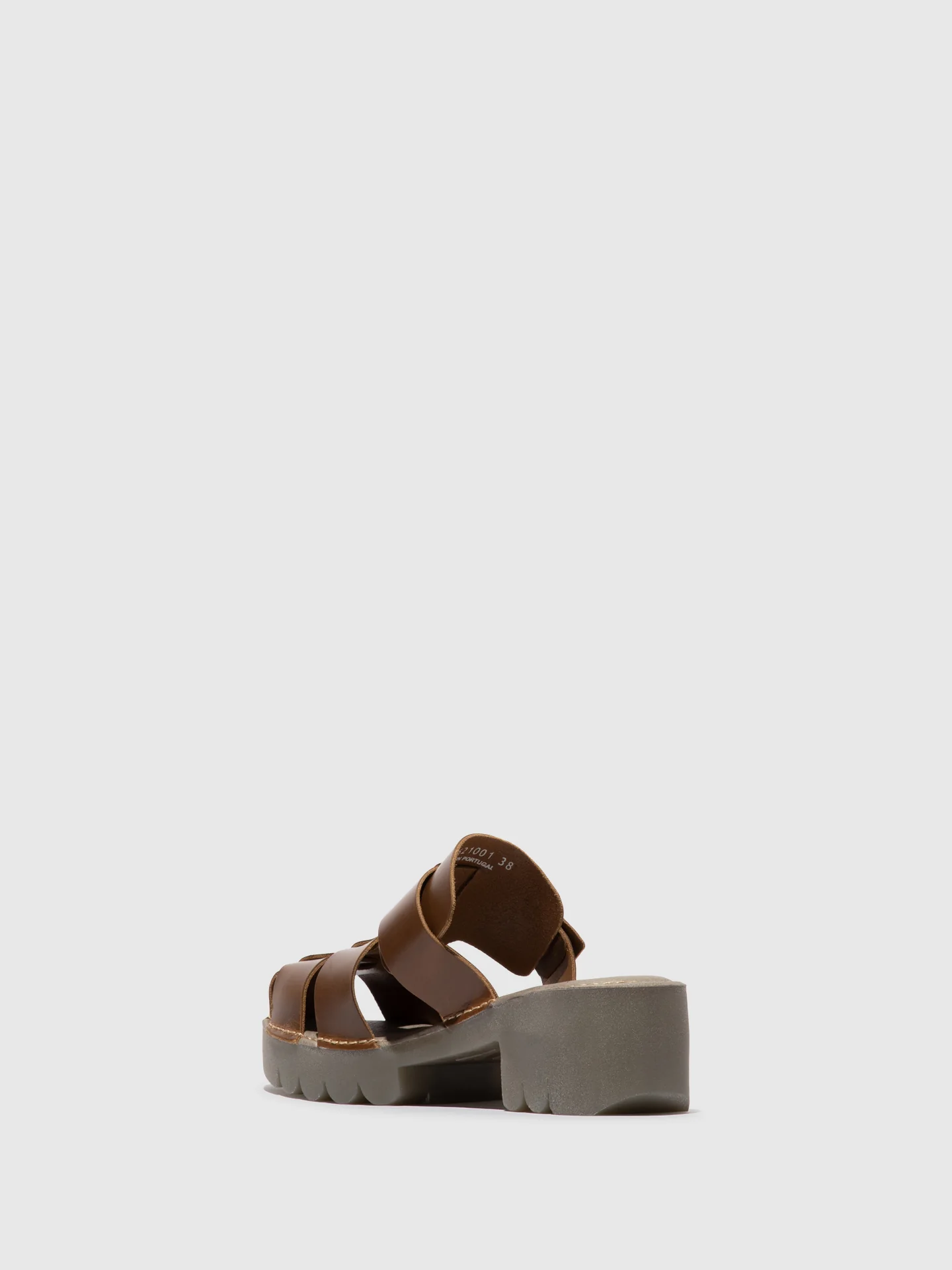 Buckle Mules ENVY521FLY CAMEL - Image 3