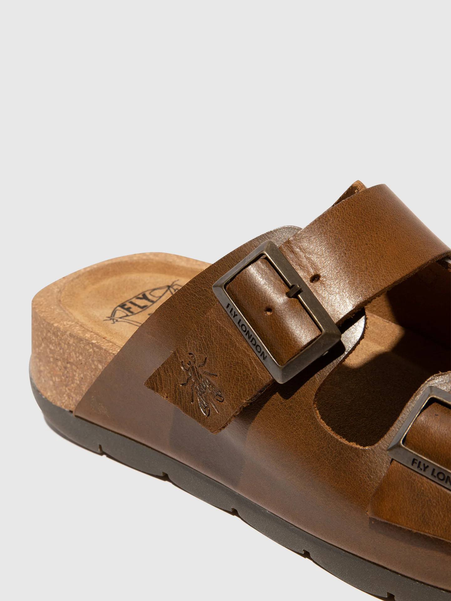 Buckle Sandals CAJA721FLY CAMEL - Image 4