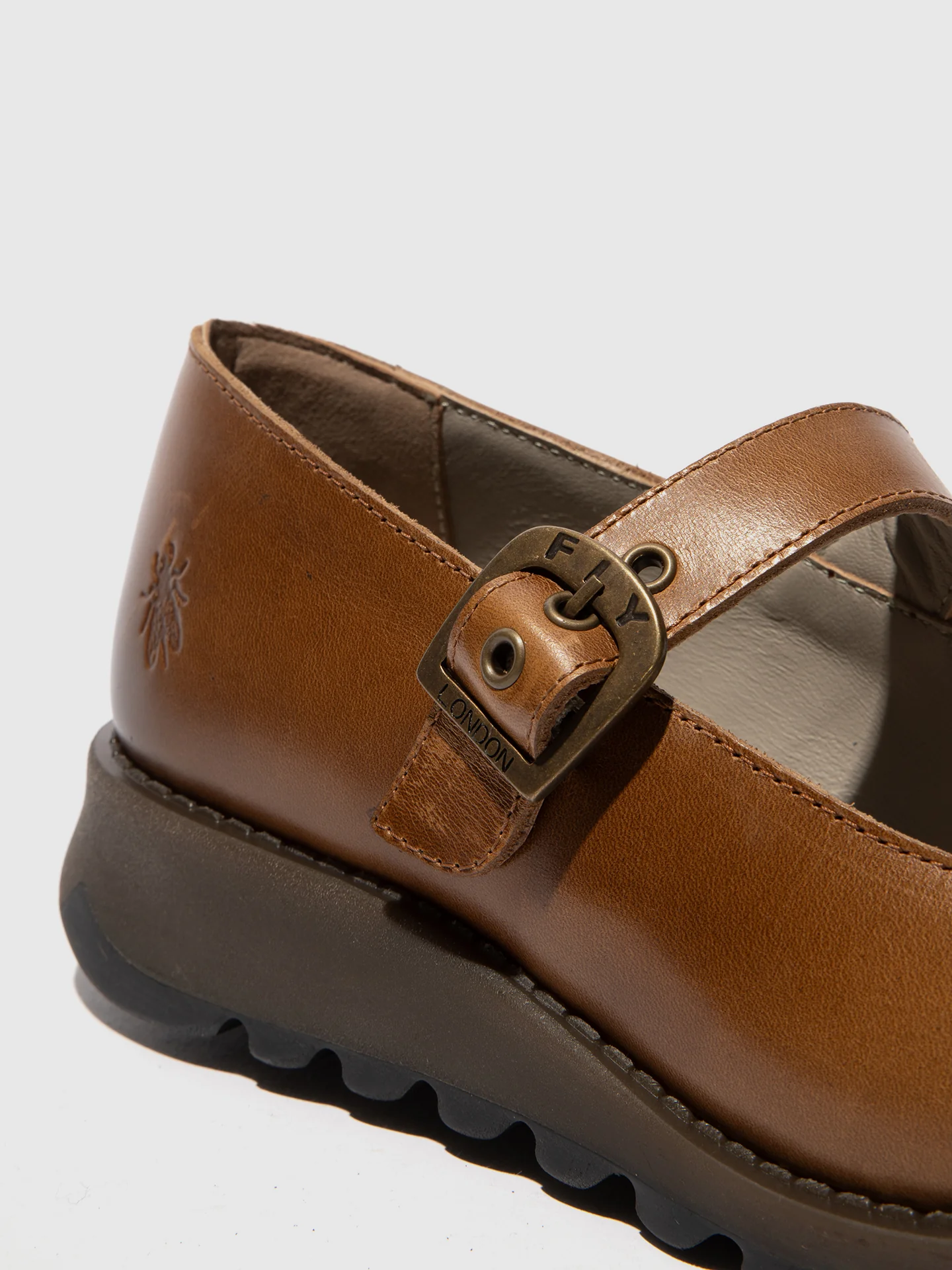 Buckle Shoes SAMP132FLY CAMEL - Image 4