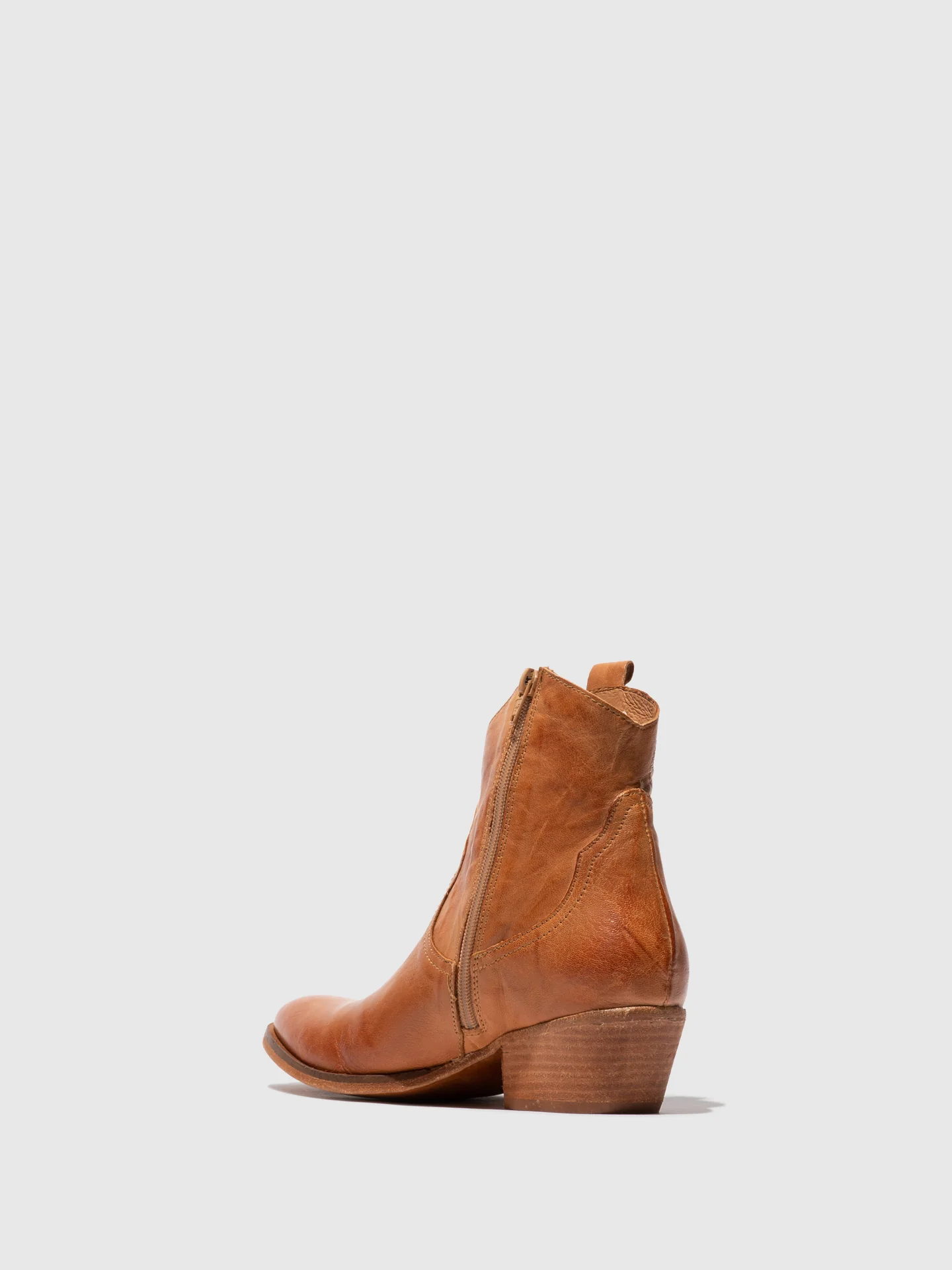 Cowboy Ankle Boots WAMI092FLY CAMEL - Image 3