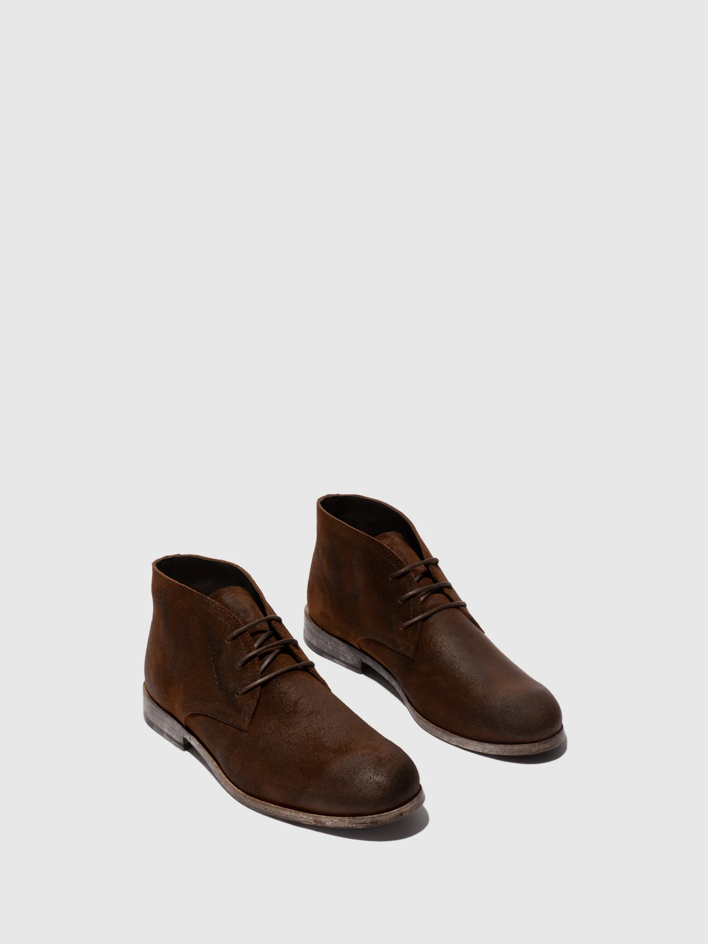 Lace-up Ankle Boots CAJY074FLY CAMEL - Image 2