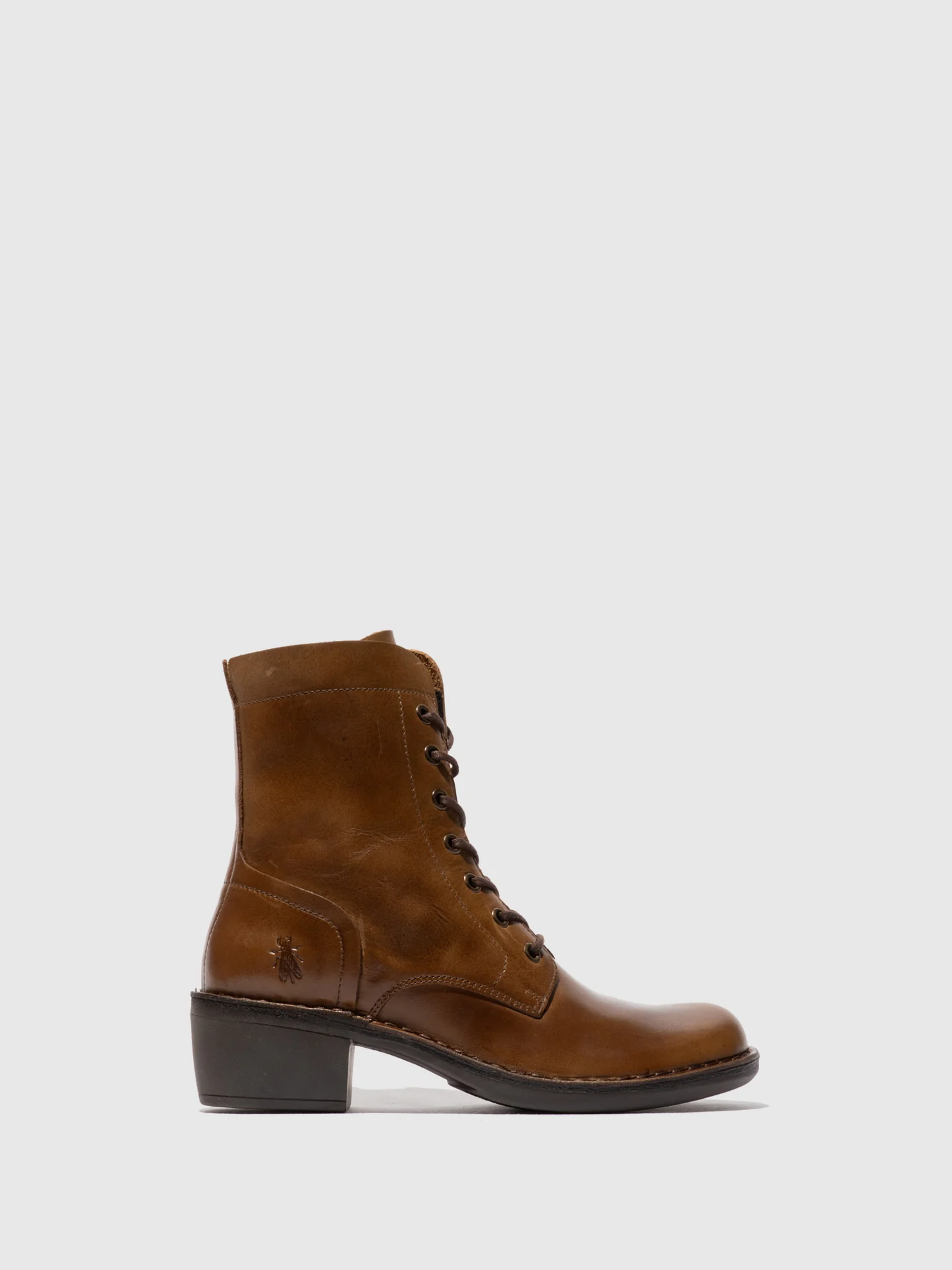 Lace-up Ankle Boots MILU044FLY CAMEL