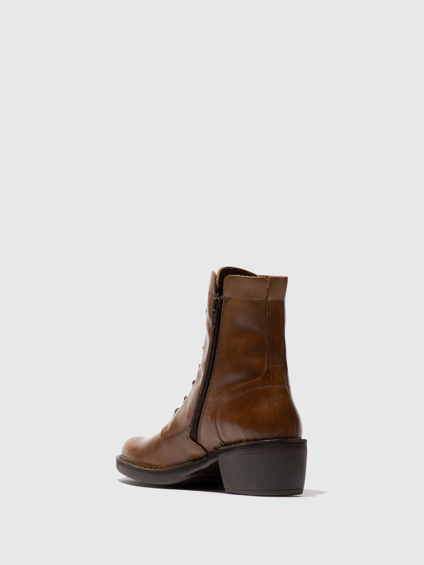 Lace-up Ankle Boots MILU044FLY CAMEL - Image 3