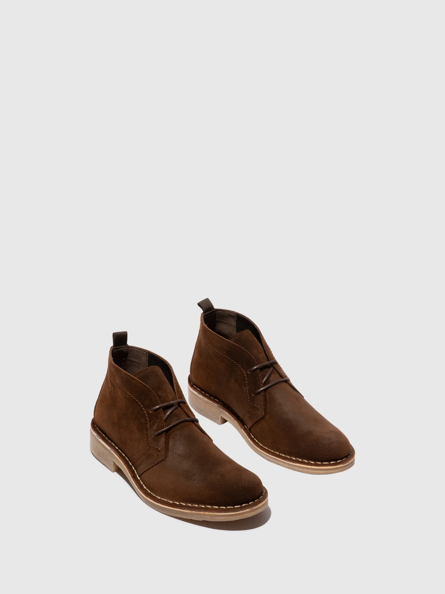 Lace-up Ankle Boots RULH110FLY CAMEL - Image 2