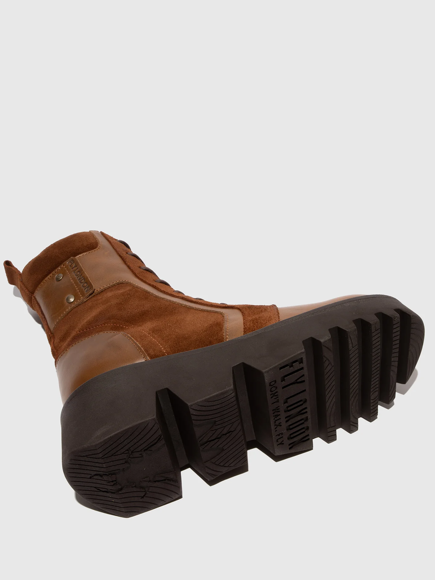 Lace-up Ankle Boots ZELY315FLY CAMEL - Image 4