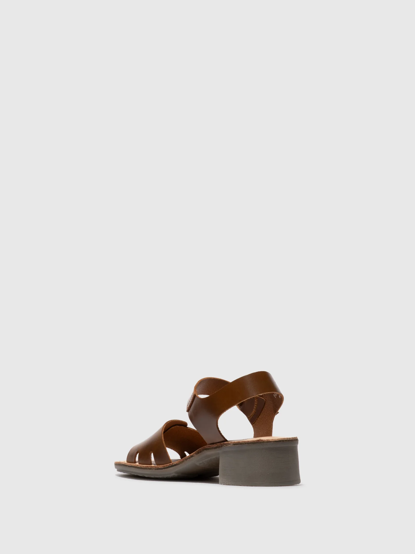 Buckle Sandals EBLI238FLY CAMEL/NATURAL - Image 3