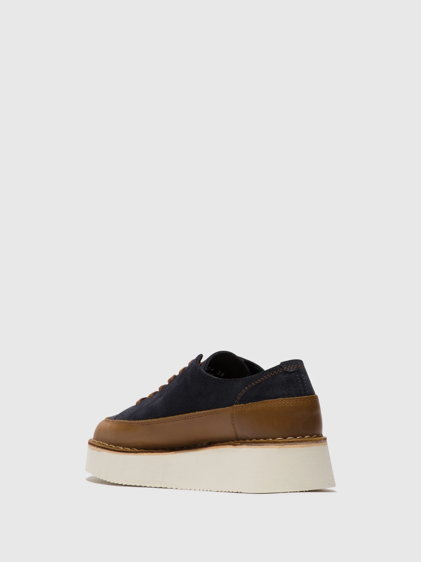 Lace-up Trainers CUDA099FLY CAMEL/NAVY - Image 3