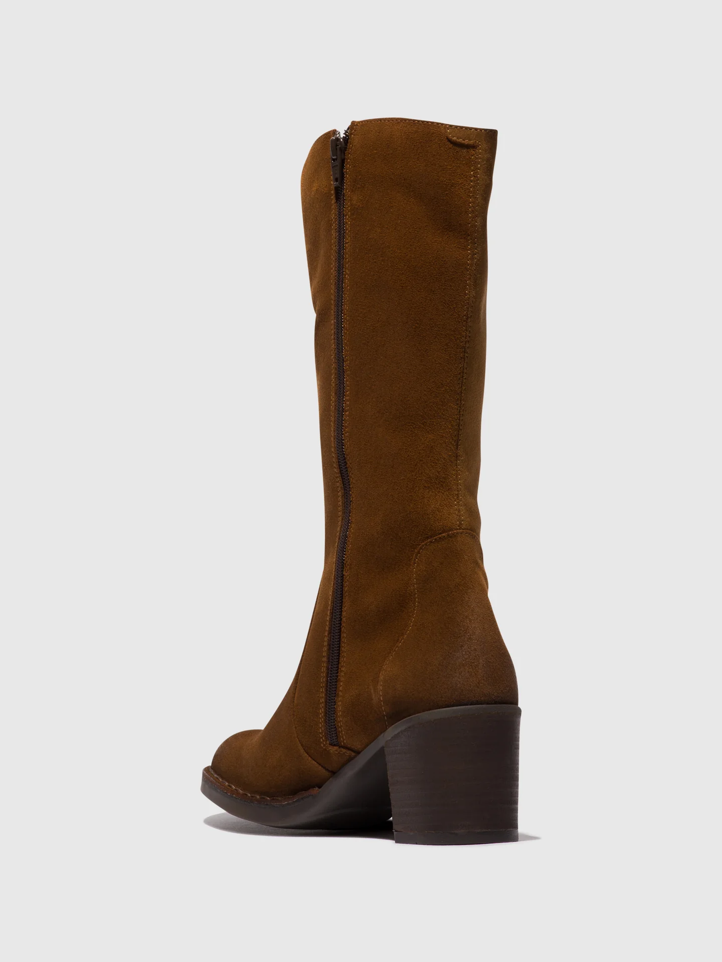 Zip Up Boots BALO096FLY CAMEL - Image 3
