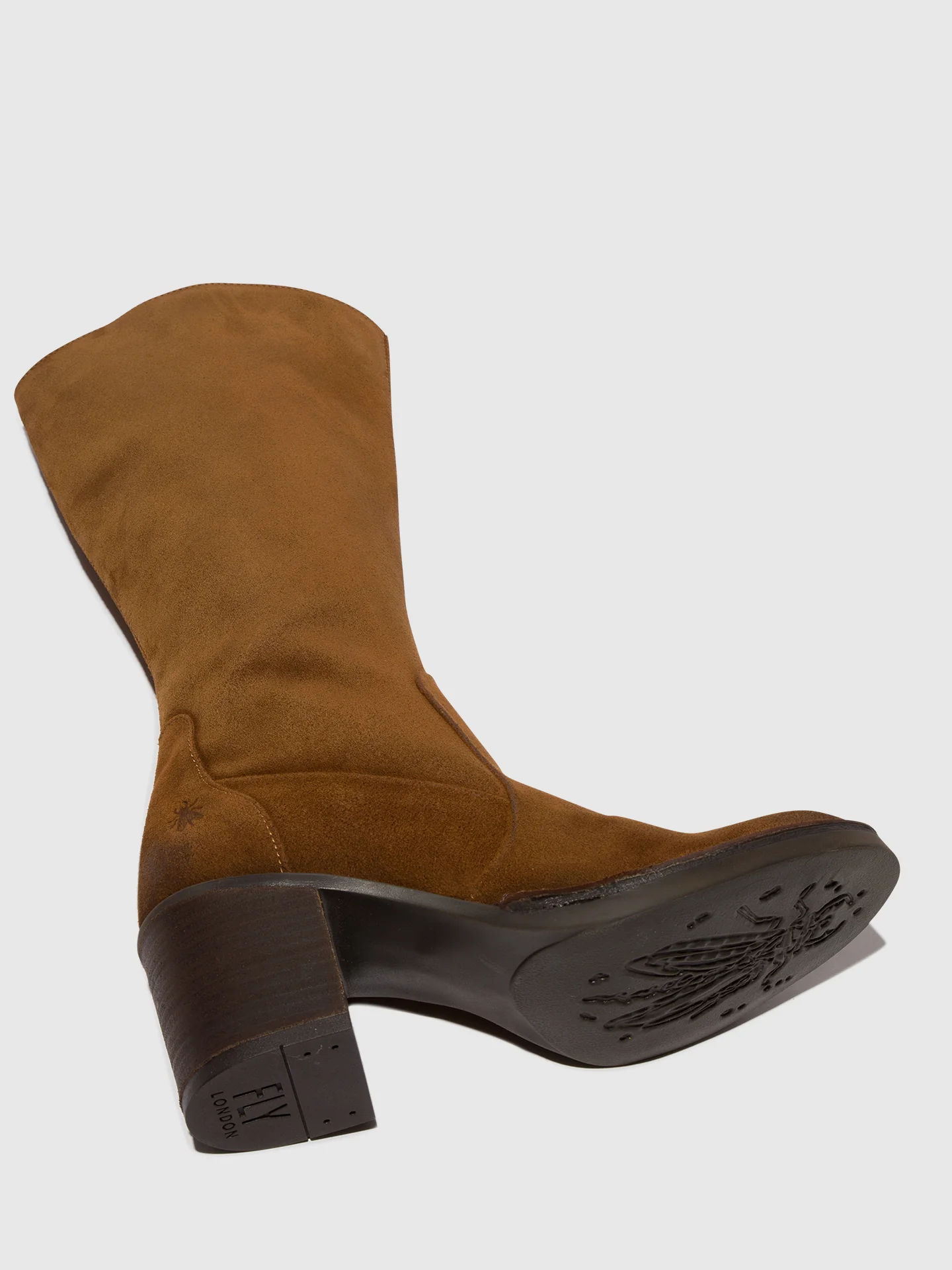 Zip Up Boots BALO096FLY CAMEL - Image 4