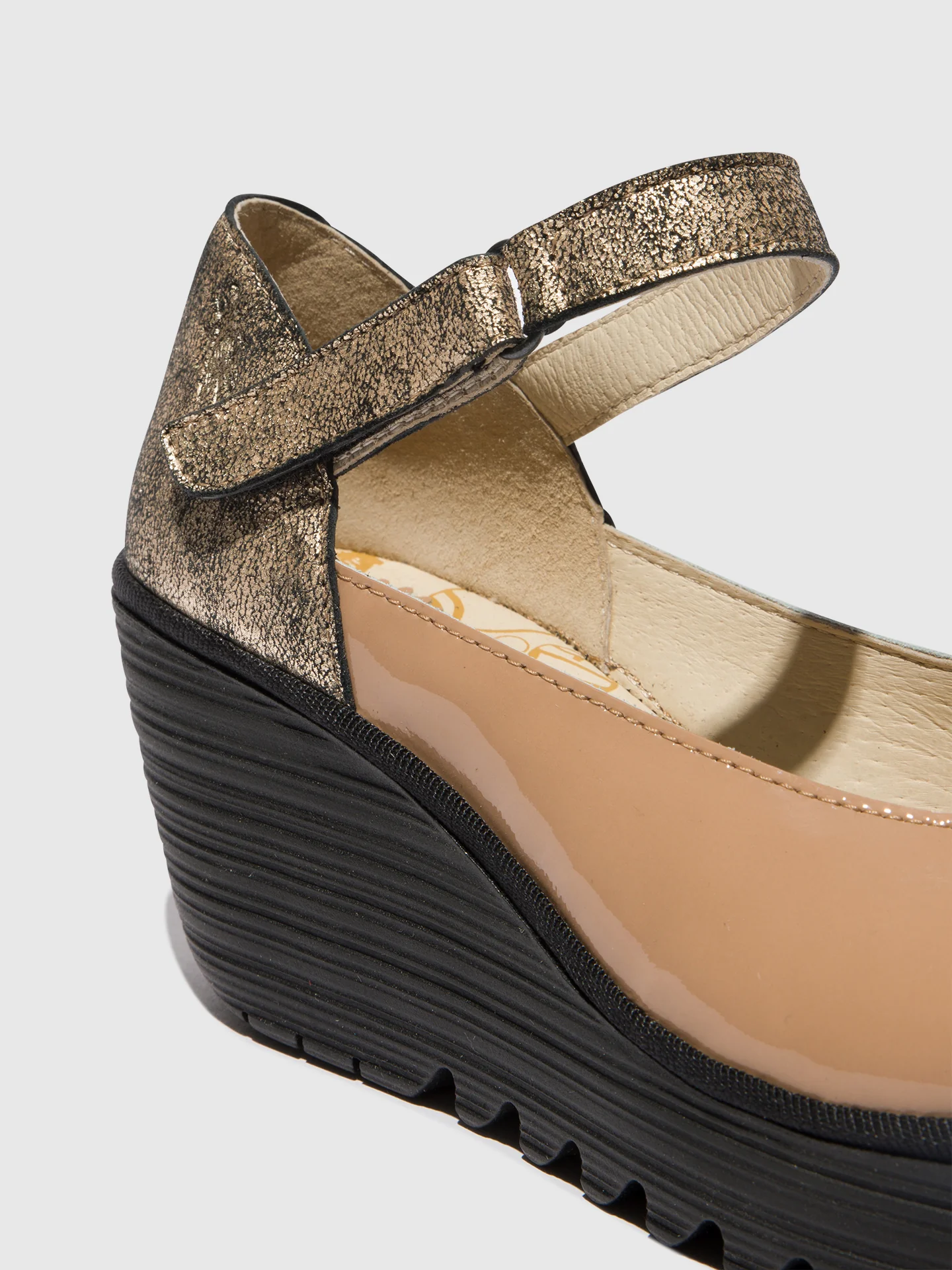 Mary Jane Shoes YAWO345FLY CAPUCCINO/CHAMPAGNE - Image 4