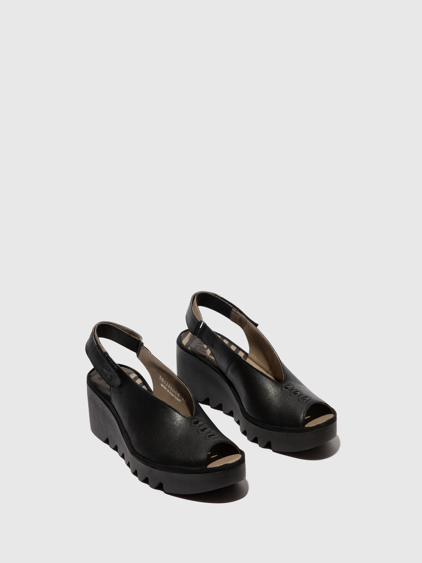 Sling-Back Sandals BAYE386FLY CERALIN BLACK - Image 2