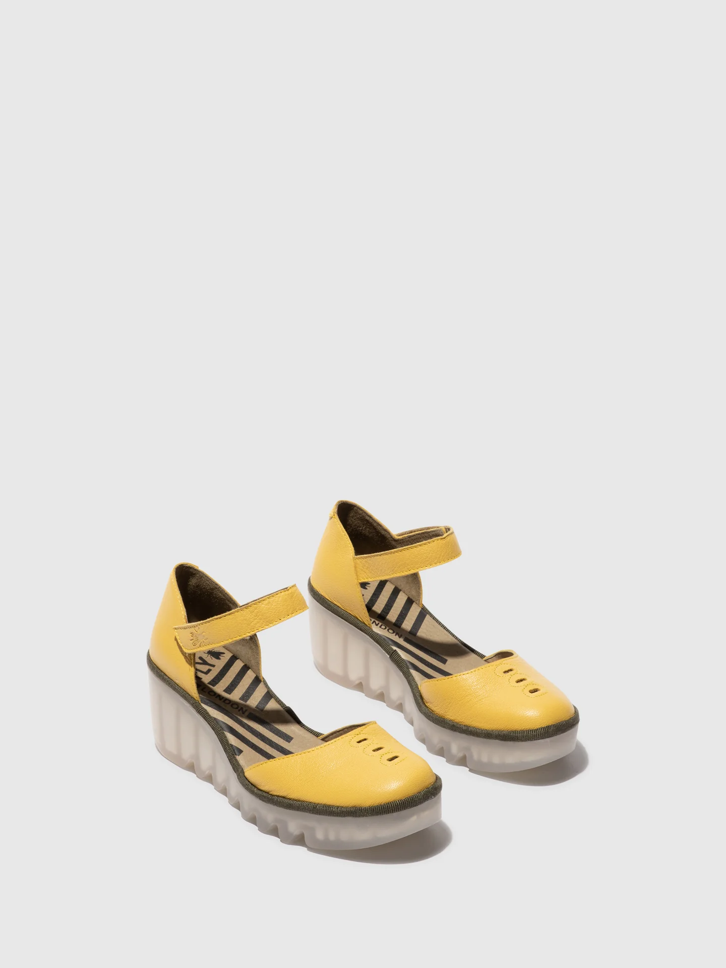 Ankle Strap Sandals BISO305FLY CERALIN YELLOW - Image 2