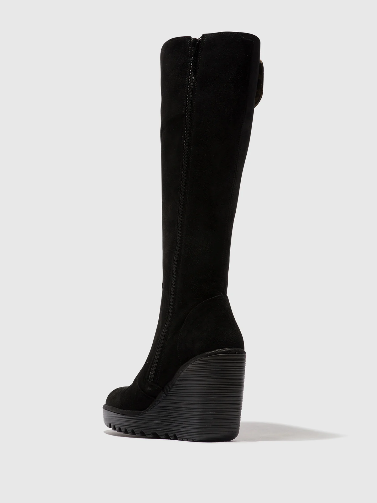 Zip Up Boots DELL464FLY CHAMOIS BLACK - Image 3