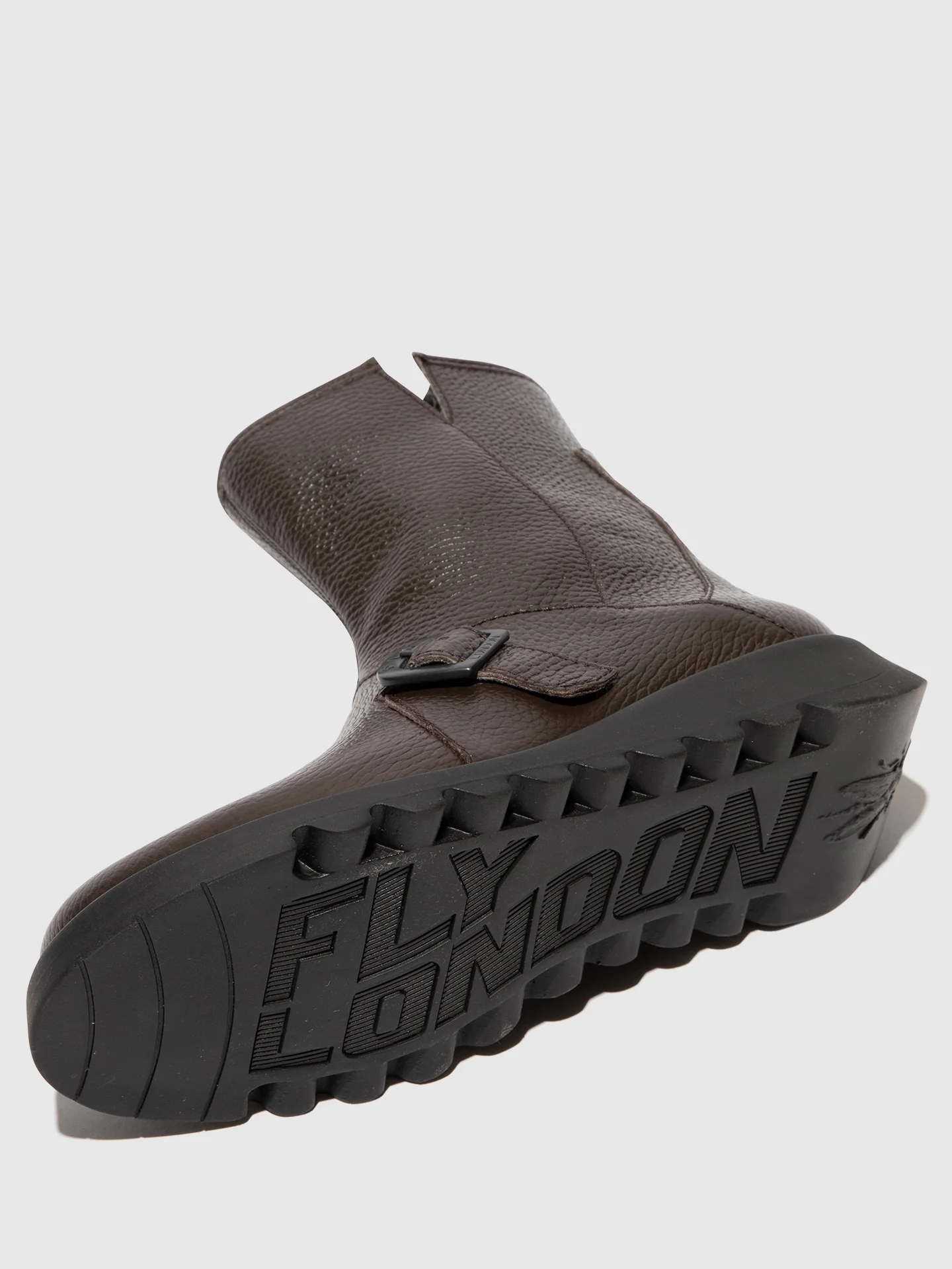 Buckle Ankle Boots SABE013FLY CHESTNUT - Image 4