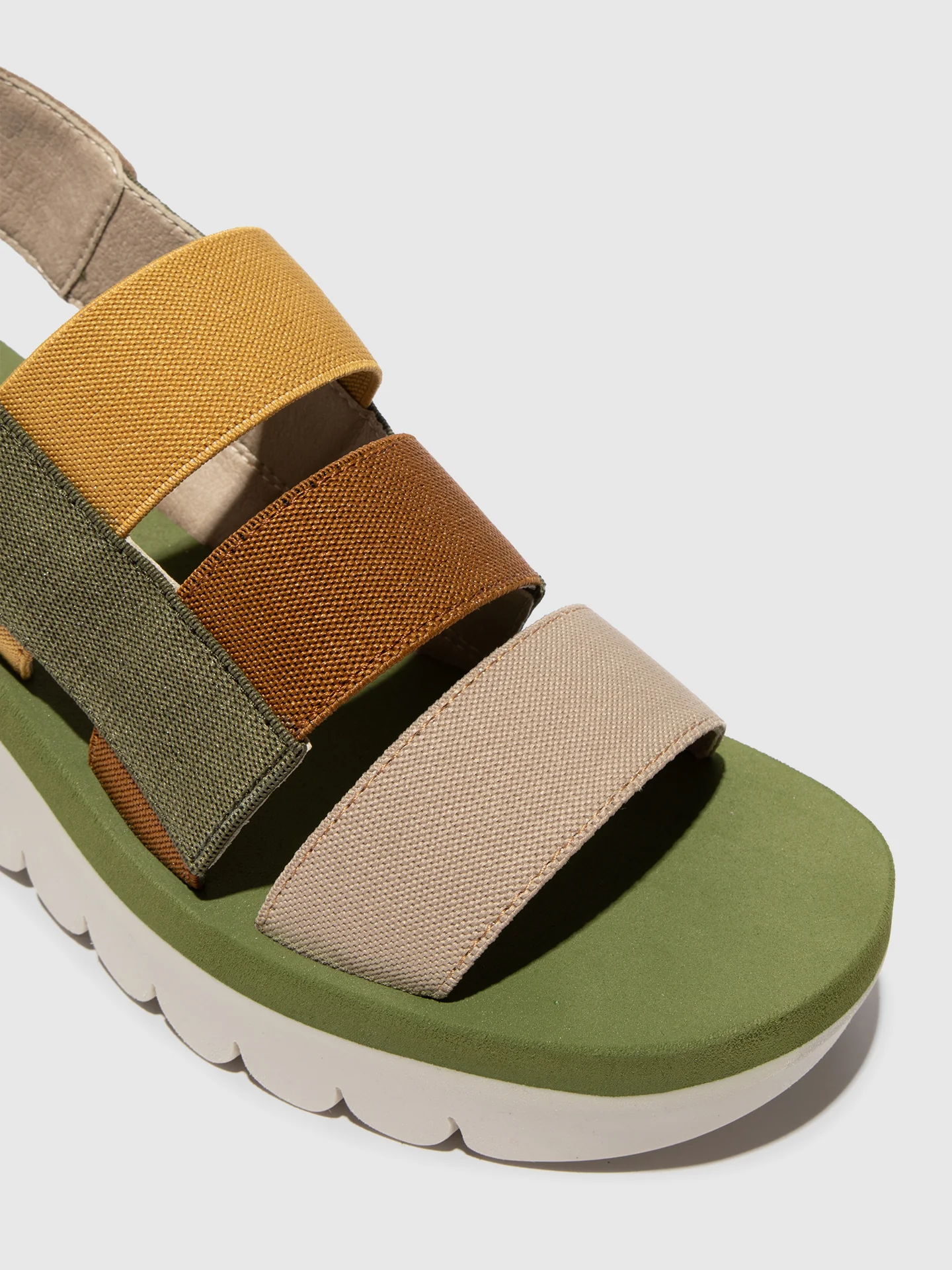 Strappy Sandals YERE847FLY CLOUD/MULTICOLOR/ARMY GREEN - Image 4