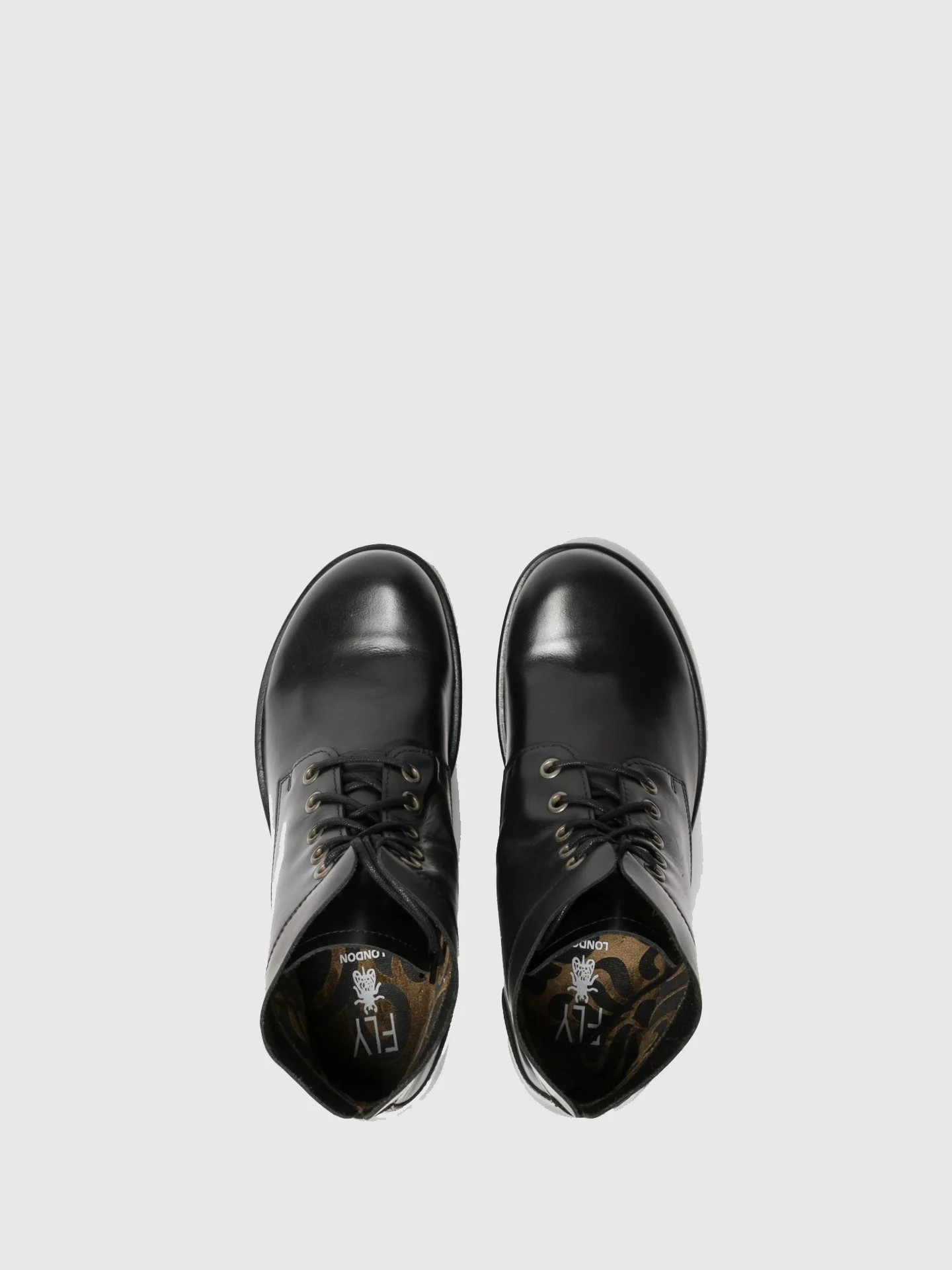 Lace-up Ankle Boots MESU780FLY BLACK - Image 4