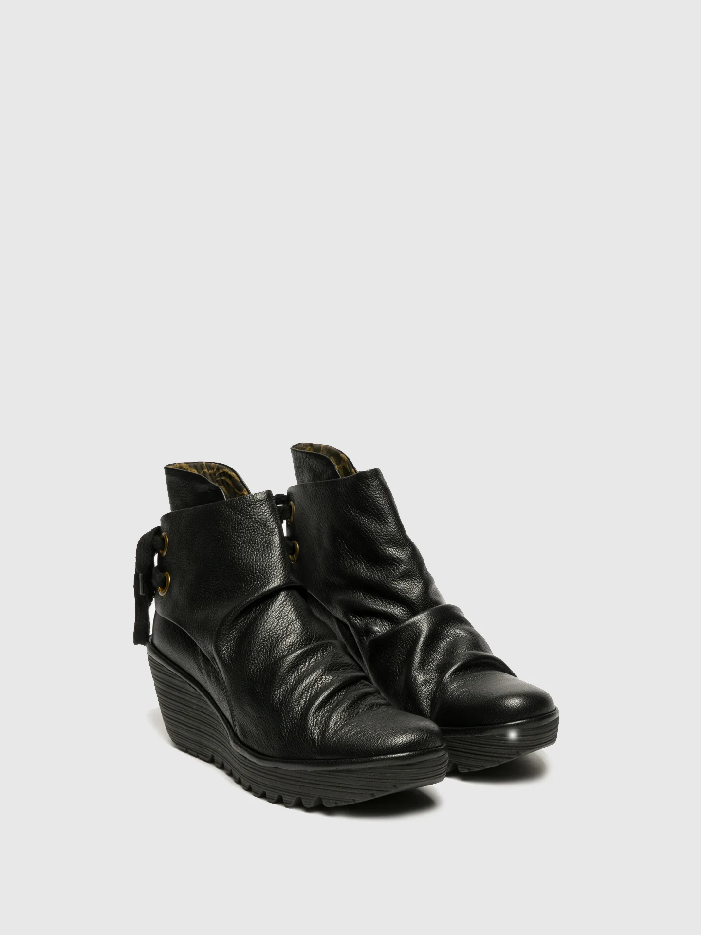 Wedge Ankle Boots YAMA BLACK - Image 3