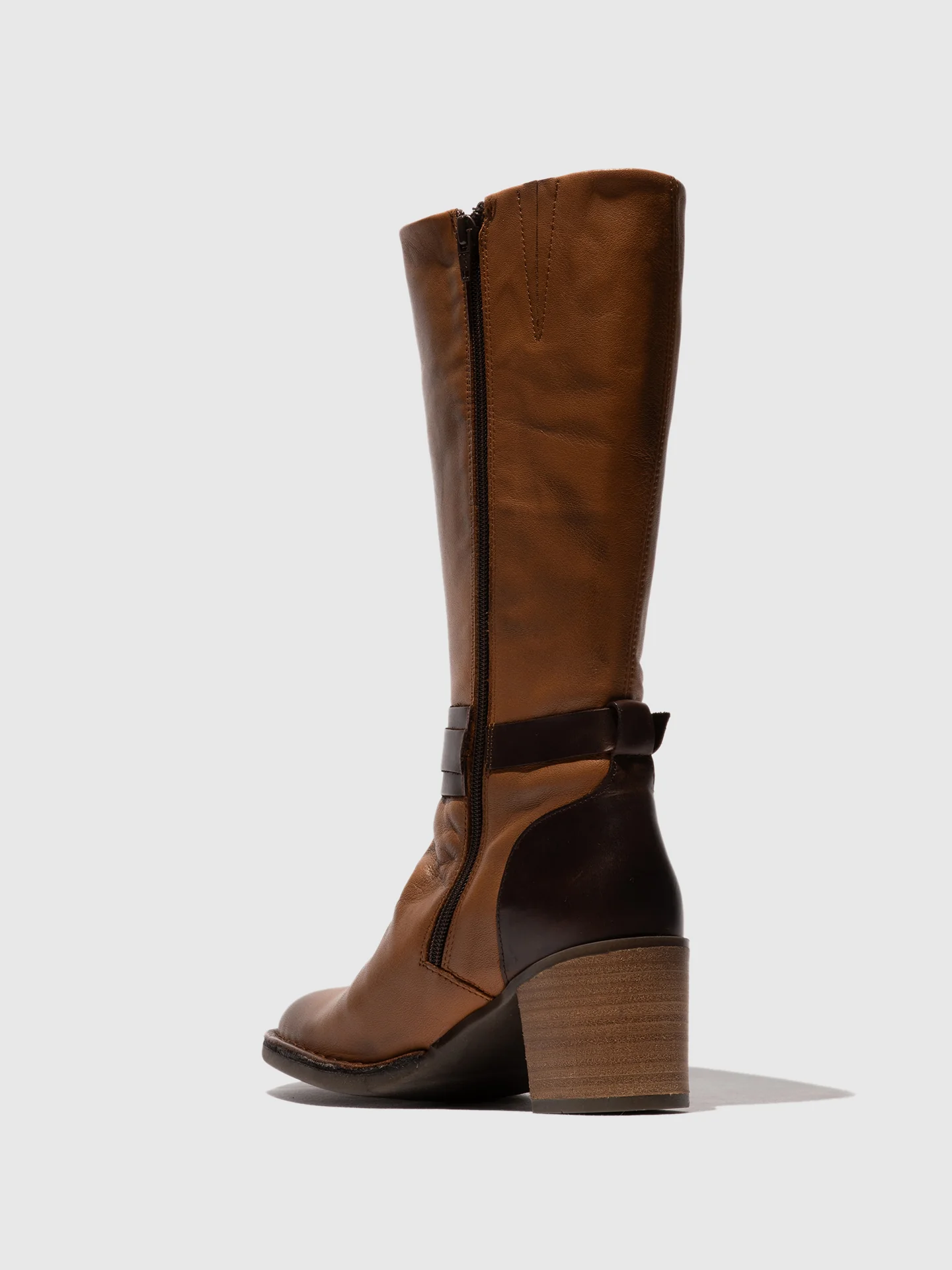 Buckle Boots BEIF165FLY COGNAC/DK BROWN - Image 3