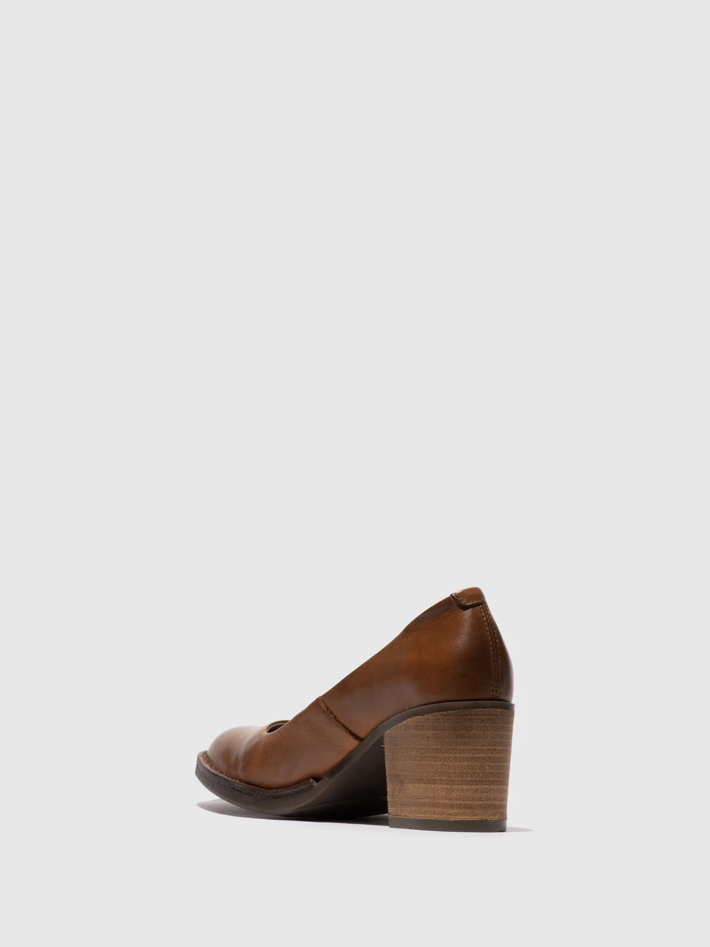 Slip-on Shoes BERY104FLY COGNAC - Image 3