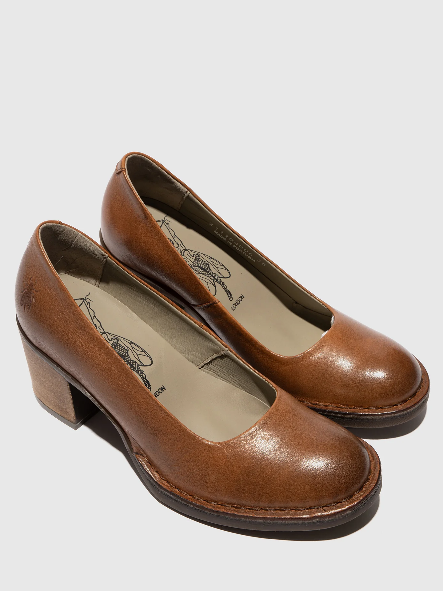 Slip-on Shoes BERY104FLY COGNAC - Image 4